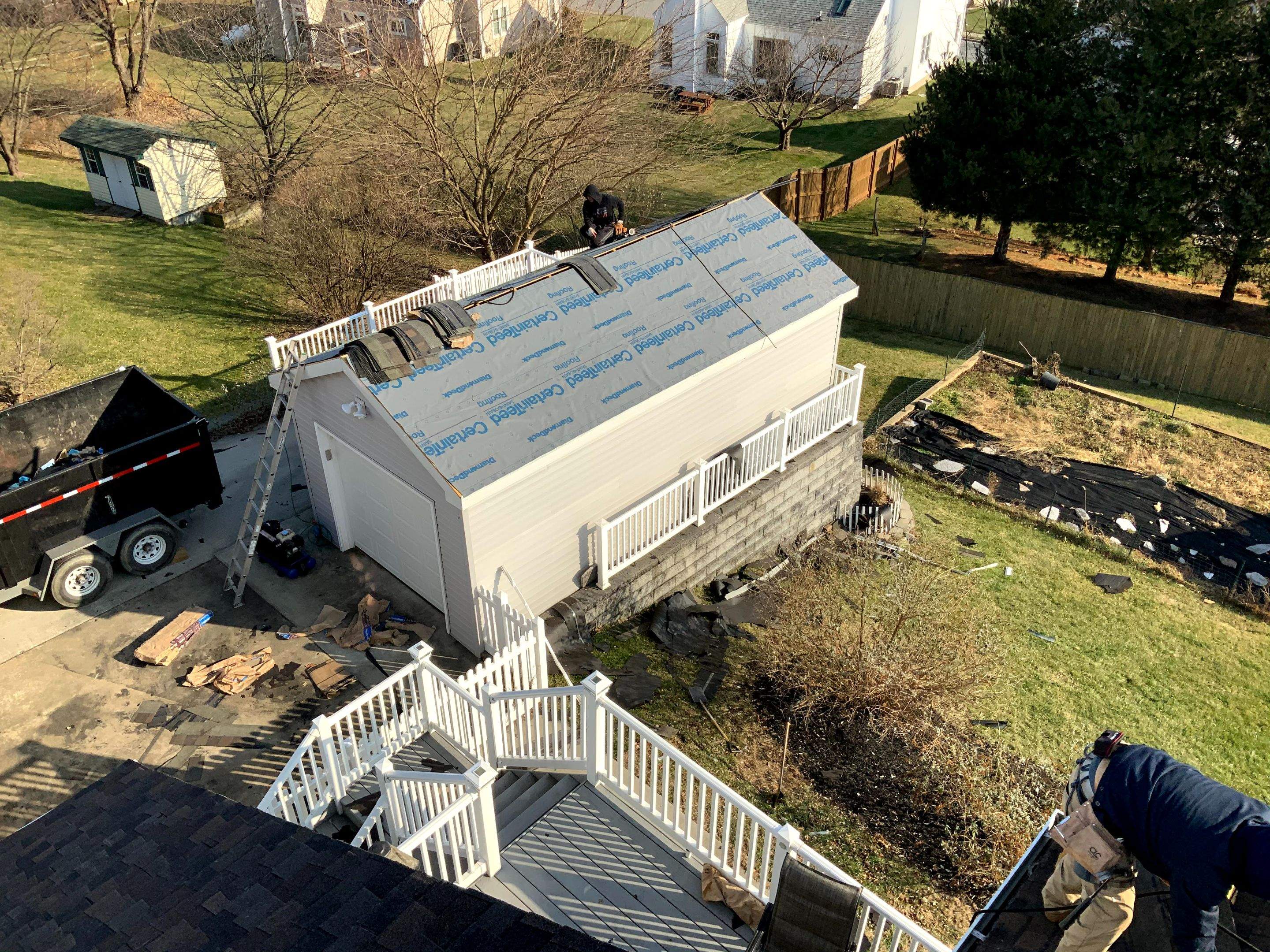 Residential Roofing Installation using CertainTeed Shingles by Alpha Design Services