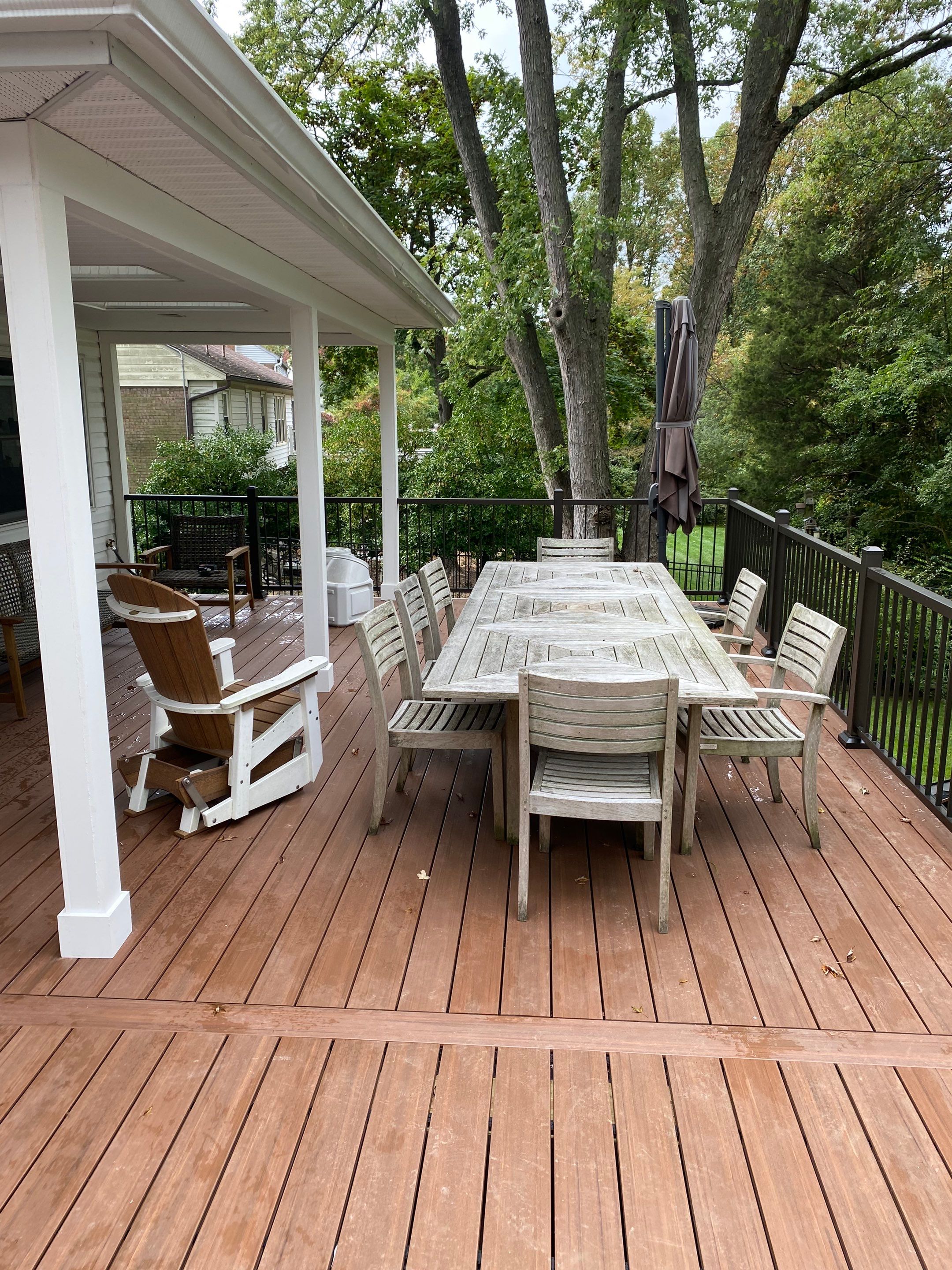 Deck Transformation using Timbertech & Azek by The Smet Companies, LLC