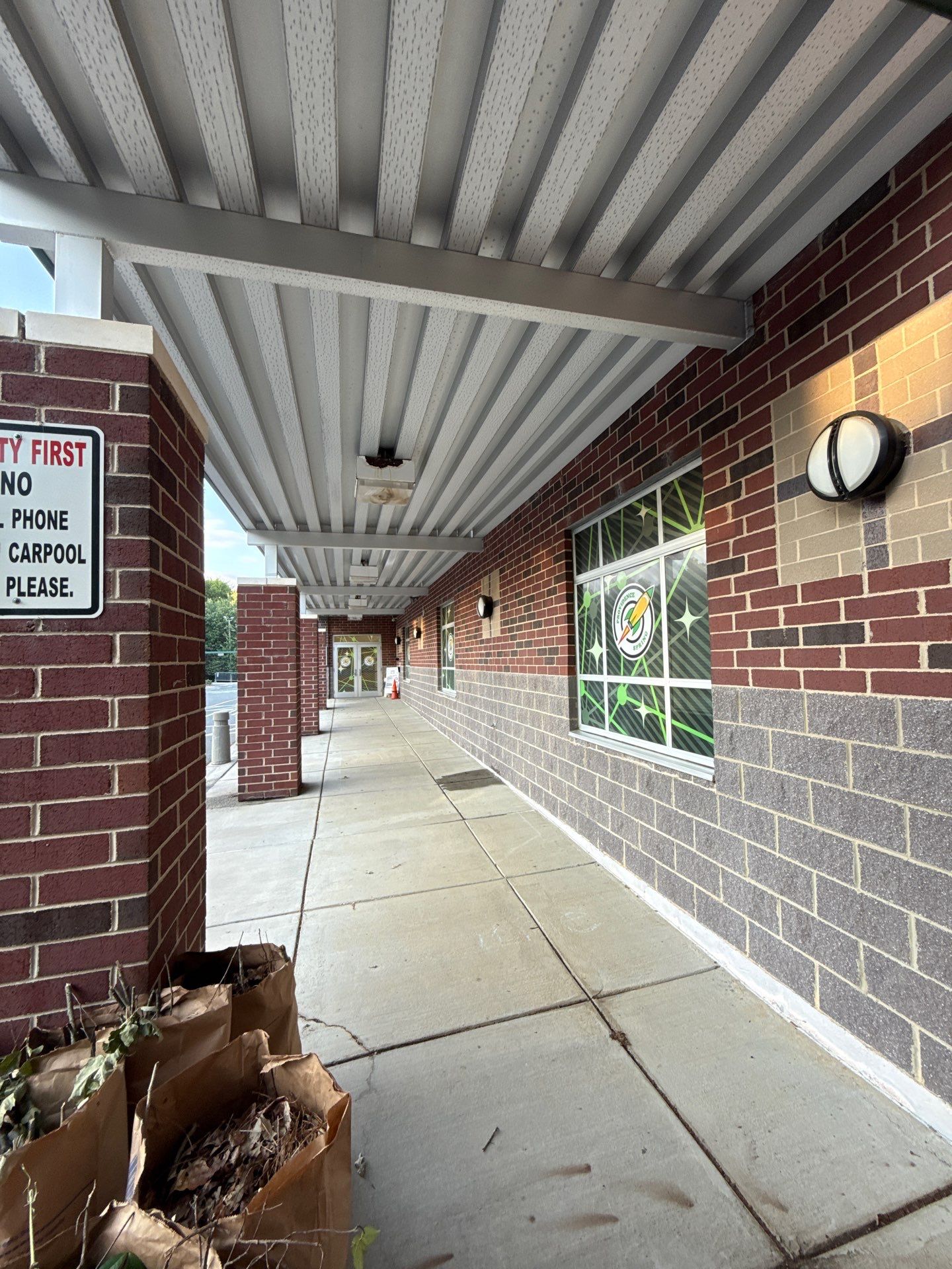 Providence Spring Elementary - Custom Window Safety Film Installation by QC Signs and Graphics