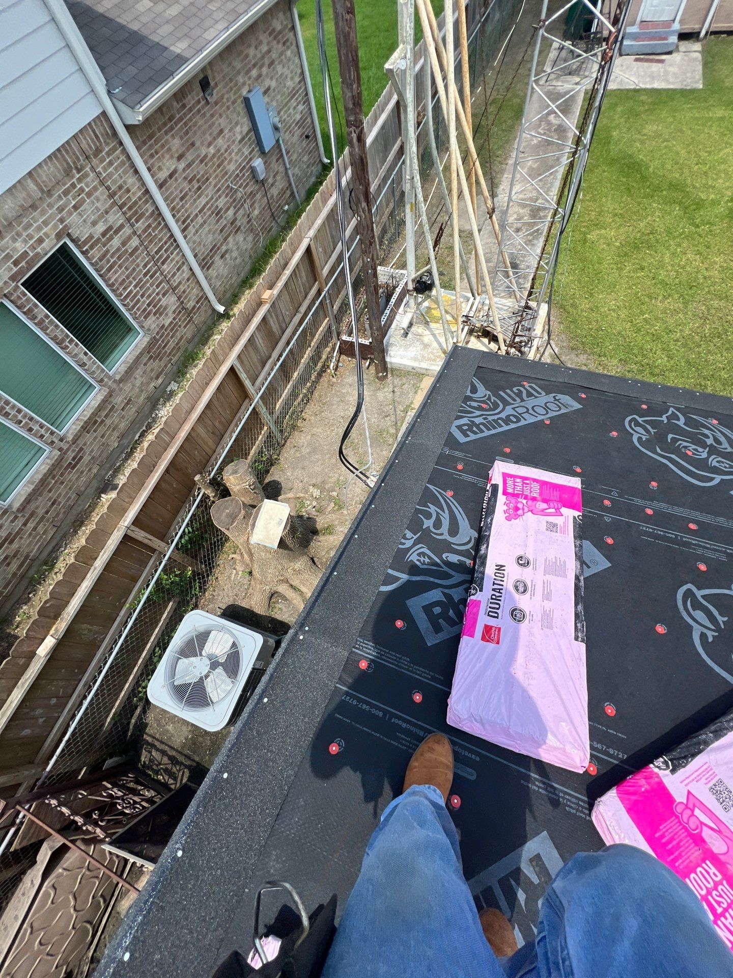 Residential Roofing Installation using Owen's Corning Duration (Lifetime) Shingles by Roof Repair Company