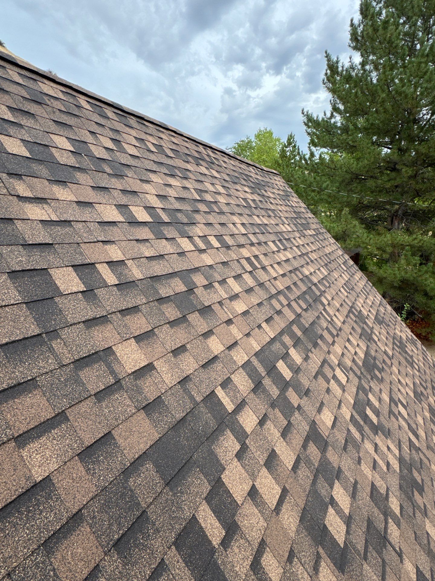 Architectural Shingle Roof Replacement for Boise Log Cabin Home by Olive Roofing