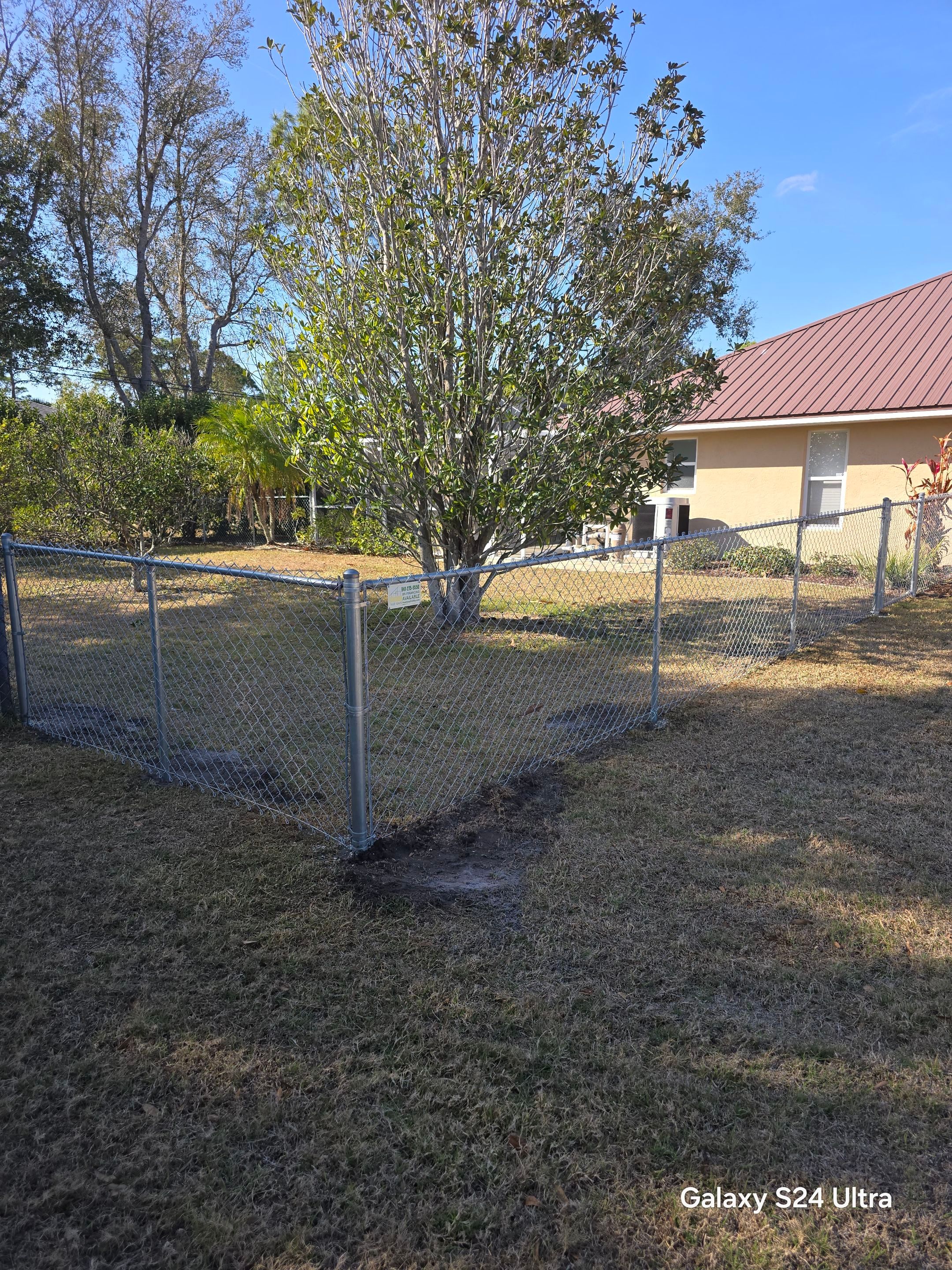 Galvanized Chain Link in North Port by True Fence LLC