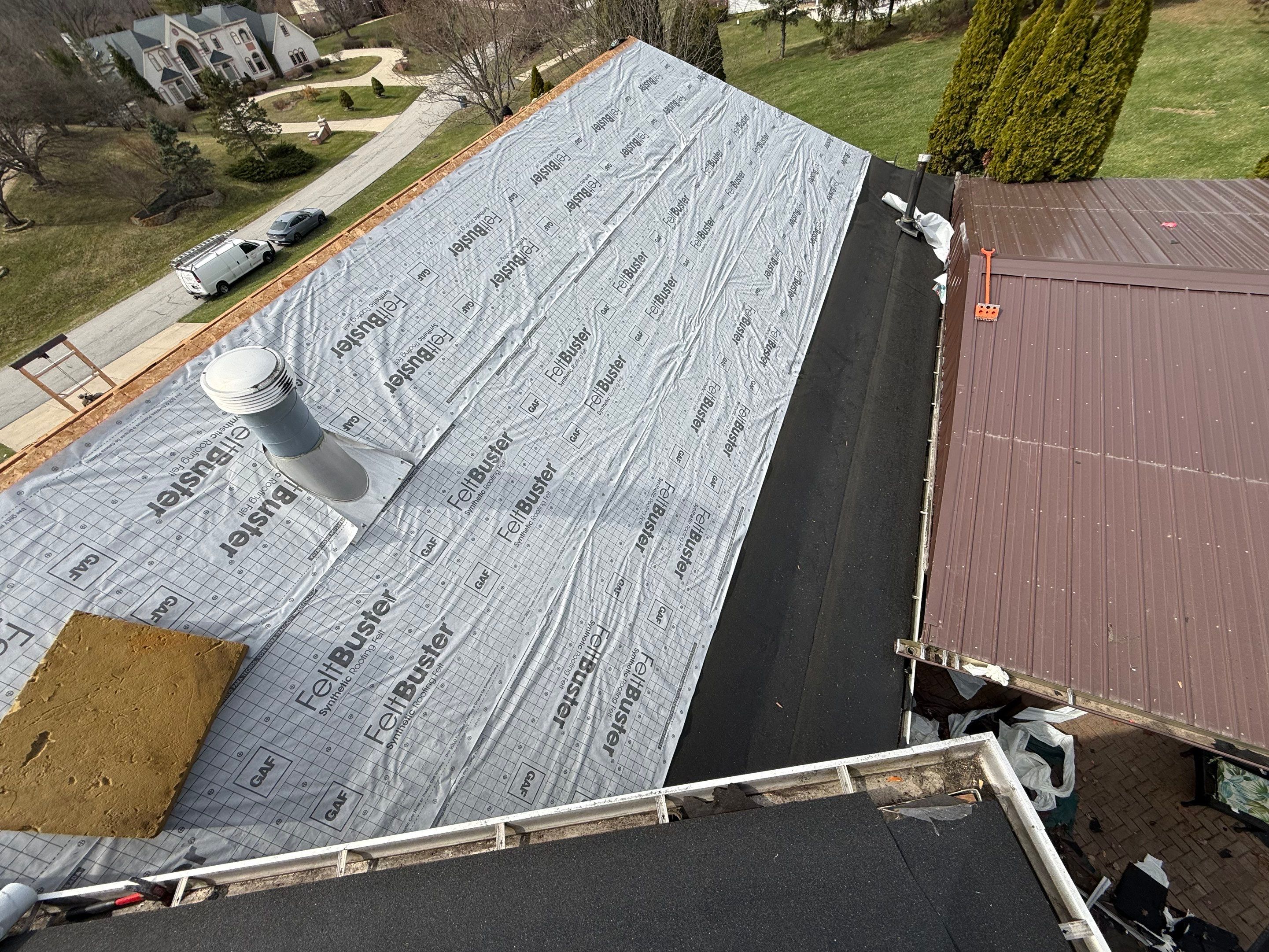 GAF Lifetime Roofing System Weathered Wood Color by Optimal Home Improvement 