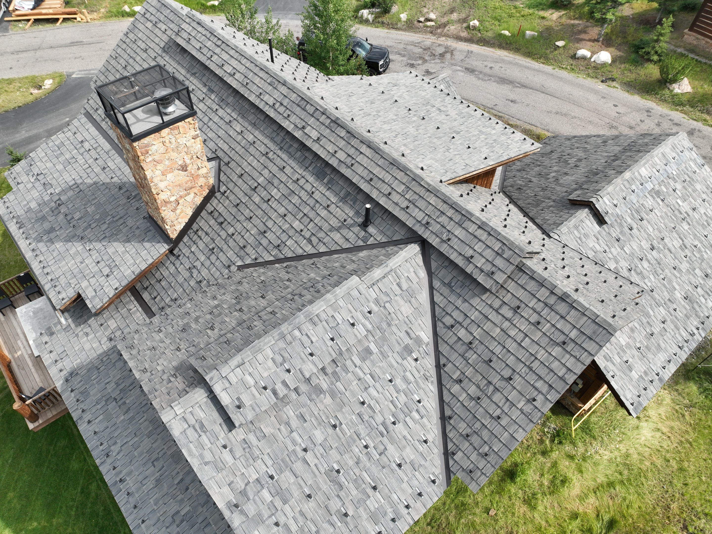 Brava Shake - Canyon Gray  by Montana Roofing Solutions