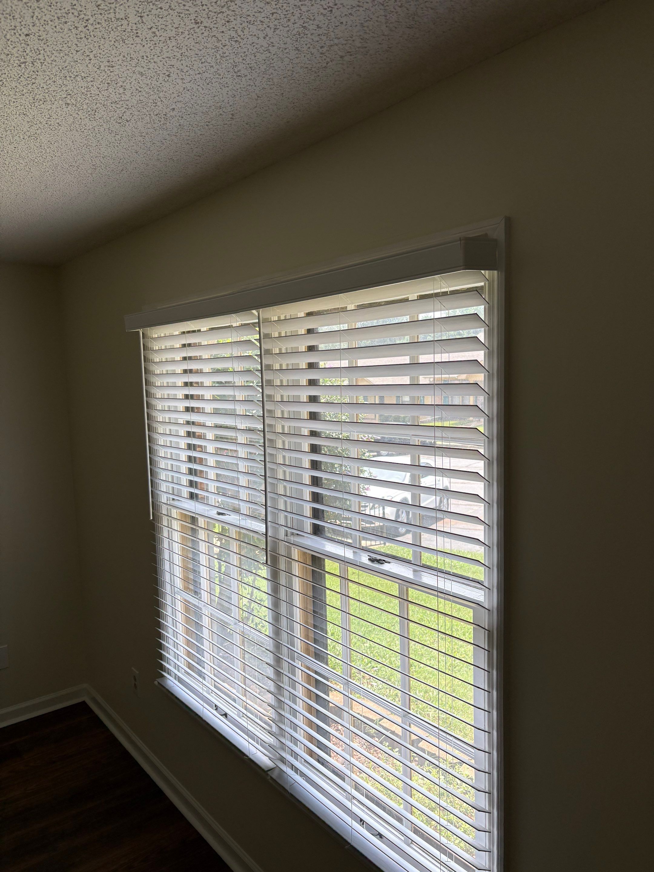 Faux Wood Blinds Project in Huntsville by Blinds and Borders