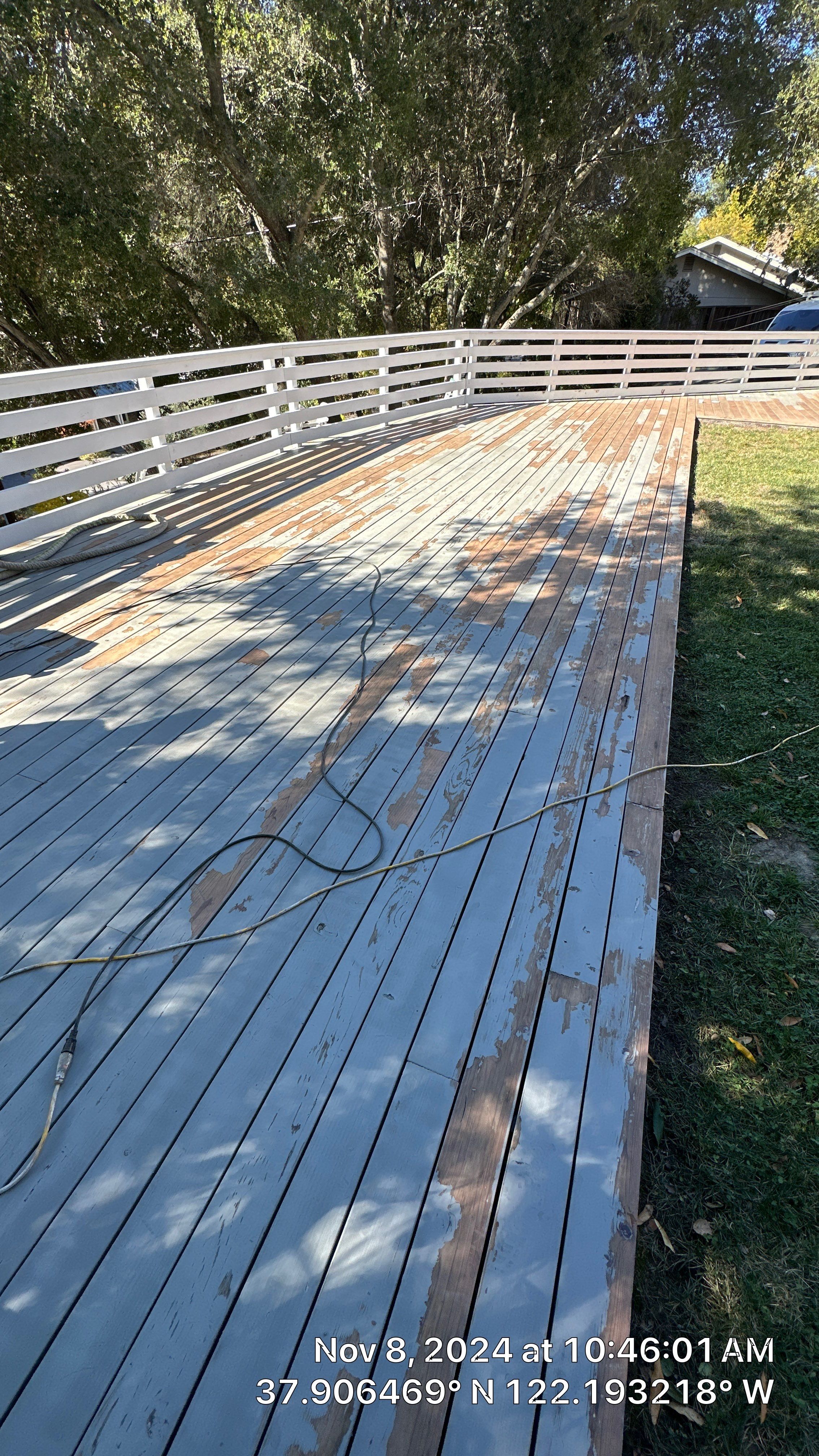 Deck Repaint using Sherwin-Williams by Herrera’s Bay Area Painting inc.