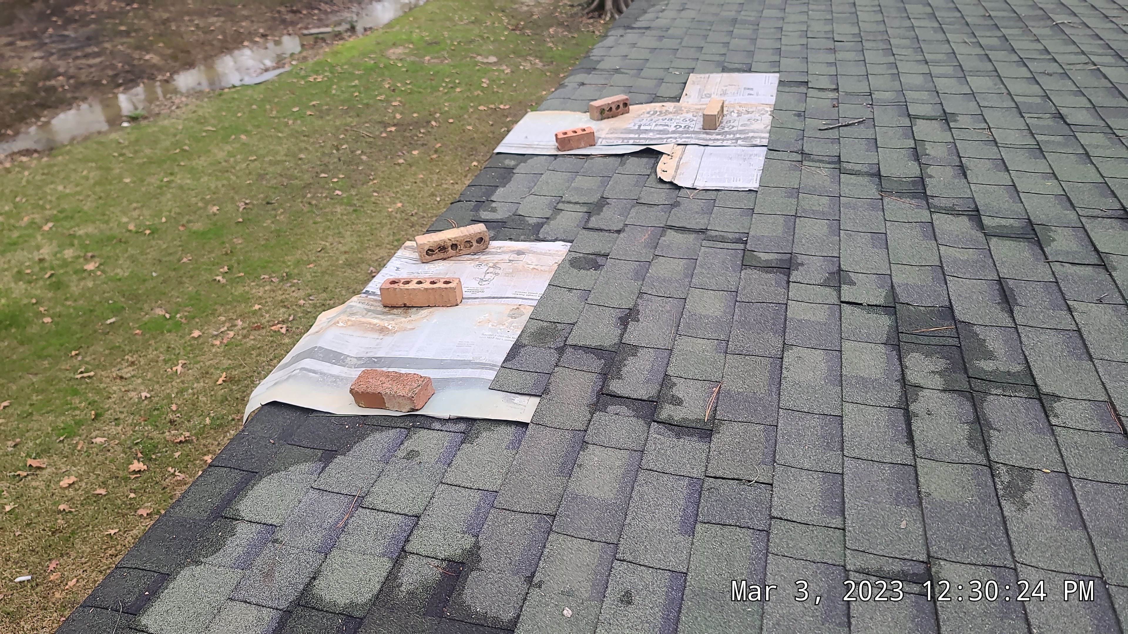 Residential Roofing Installation using 29 Gauge Colored Metal by Hostetler Roofing