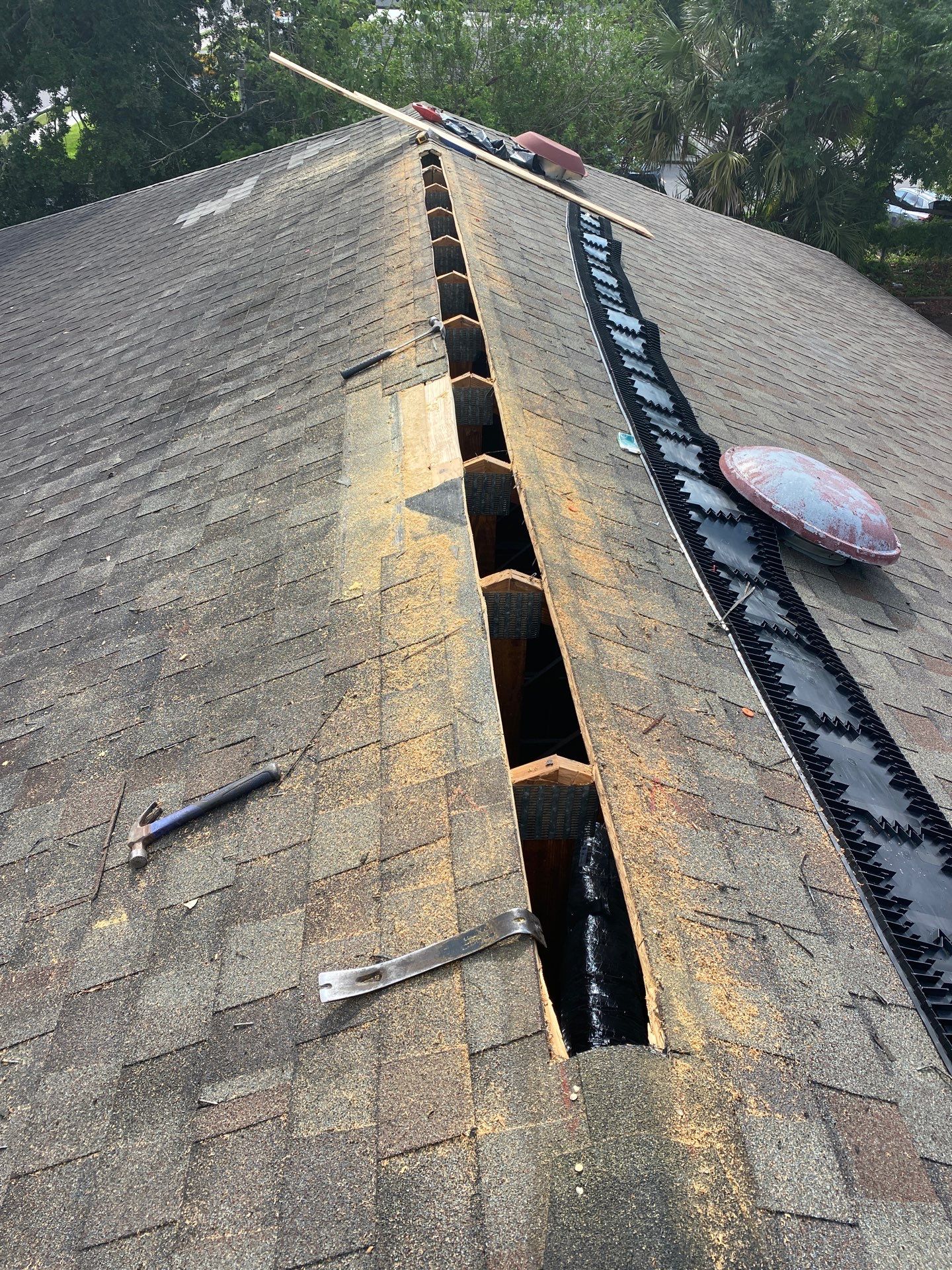 Asphalt Shingle Roof Repair and Vent Flashing Service in Orlando by Tip Top Roofing Co., Inc.
