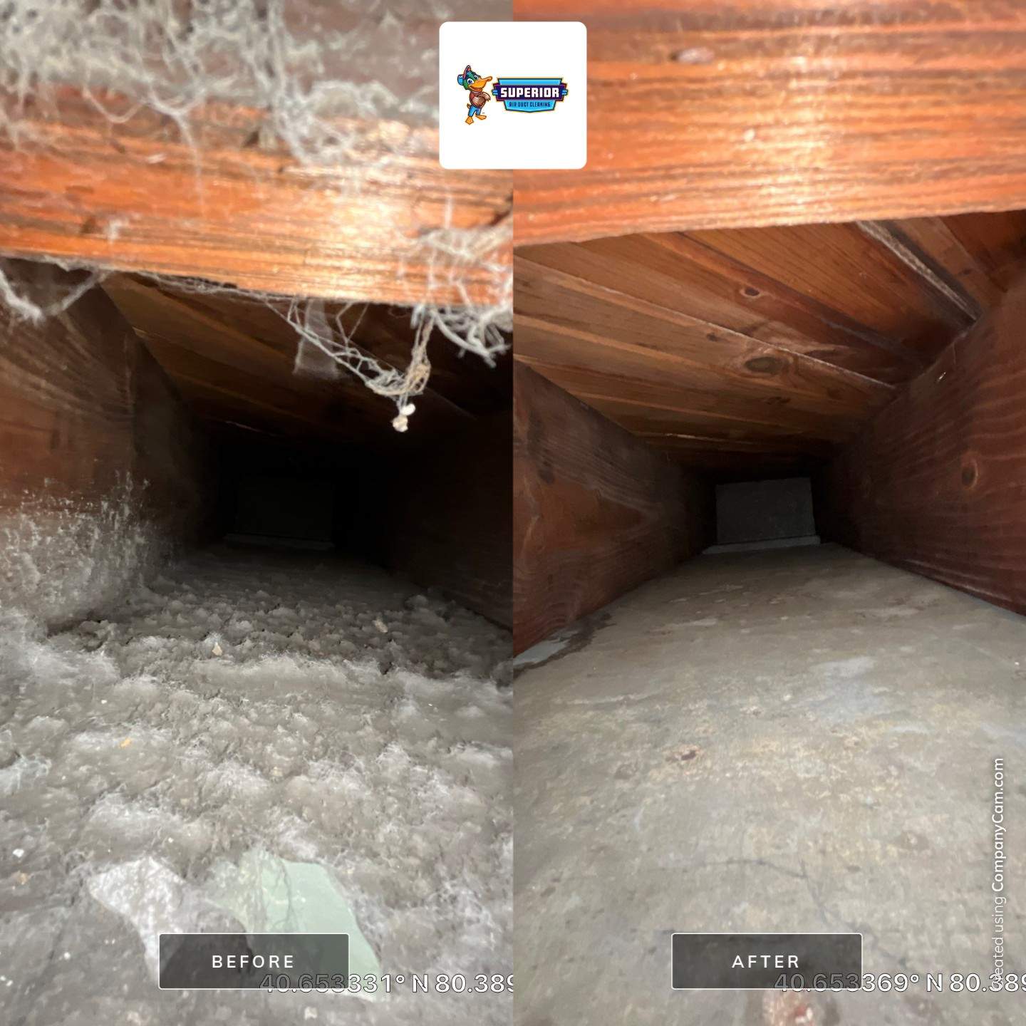 Air Duct Cleaning With a Vacuum Truck in Midland, PA by Superior Air Duct Cleaning