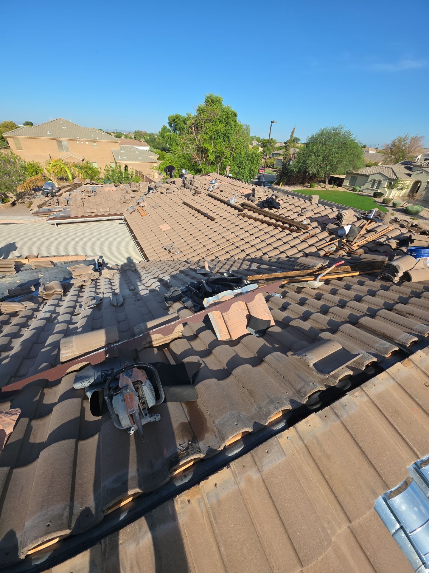 Recent Rain and Storm Damage in Gilbert by Weather-Tite Roofing