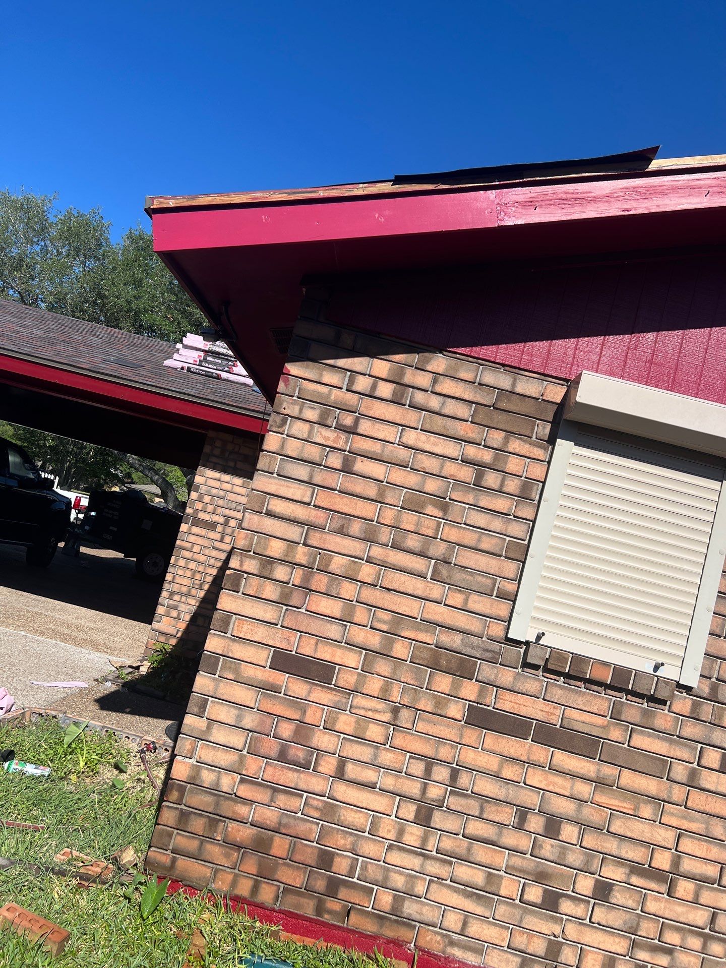 She looks good in Red by Bayfront Roofing and Construction