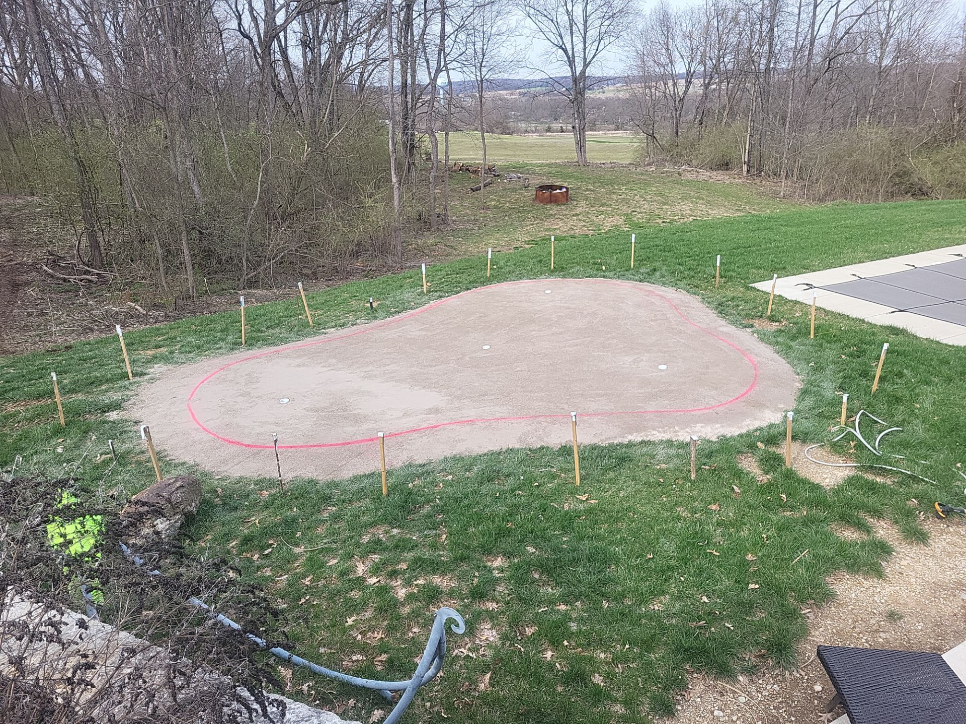 Residential Putting Green Installation in Enon, OH by Southwest Greens Midwest