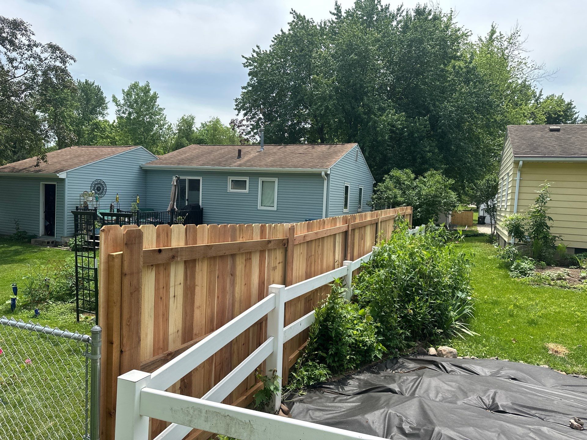 Project in Cedar falls by Perfect Picket Fence and Stain