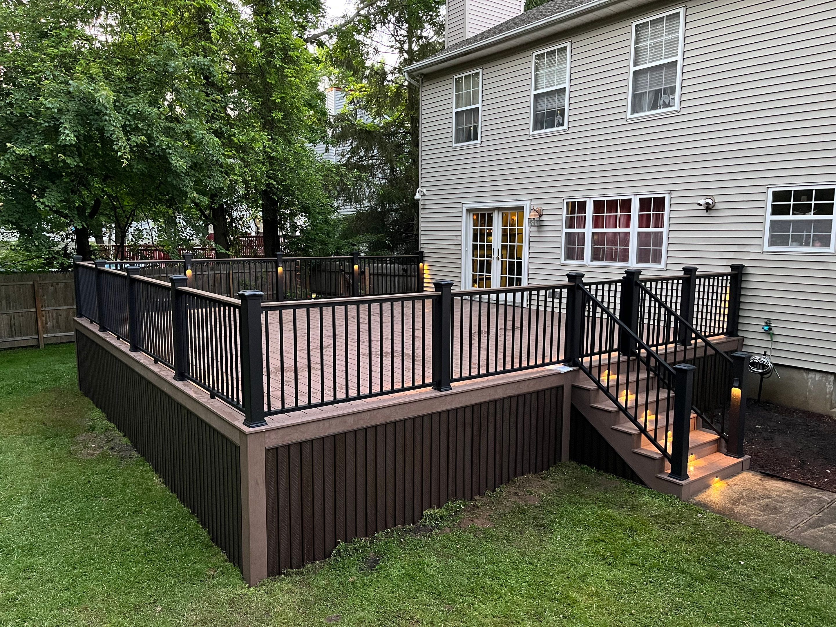 New Deck in Robinsville by deck guardian