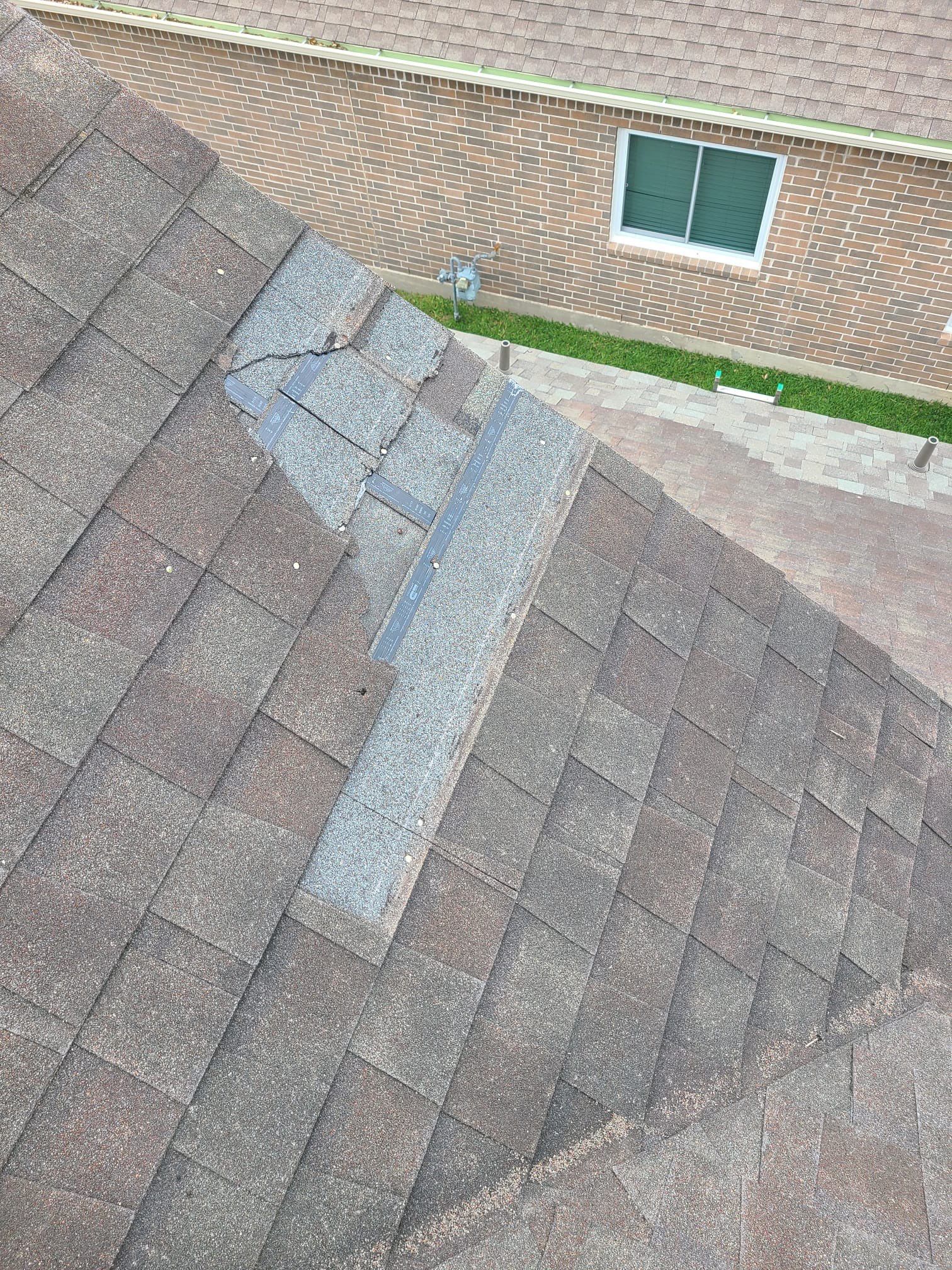 Hail Damage using Owen's Corning Duration (Lifetime) Shingles by Roof Repair Company