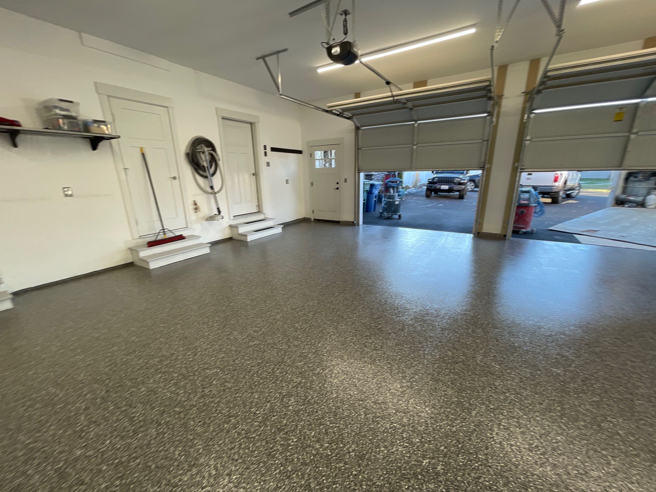 Garage Transformation using Silver Creek by Croc Coatings, LLC