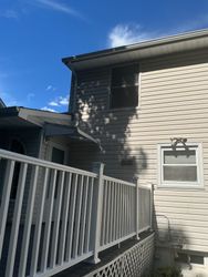 Gutter Cleaning in Pequannock, NJ — Gallo Bros job photo
