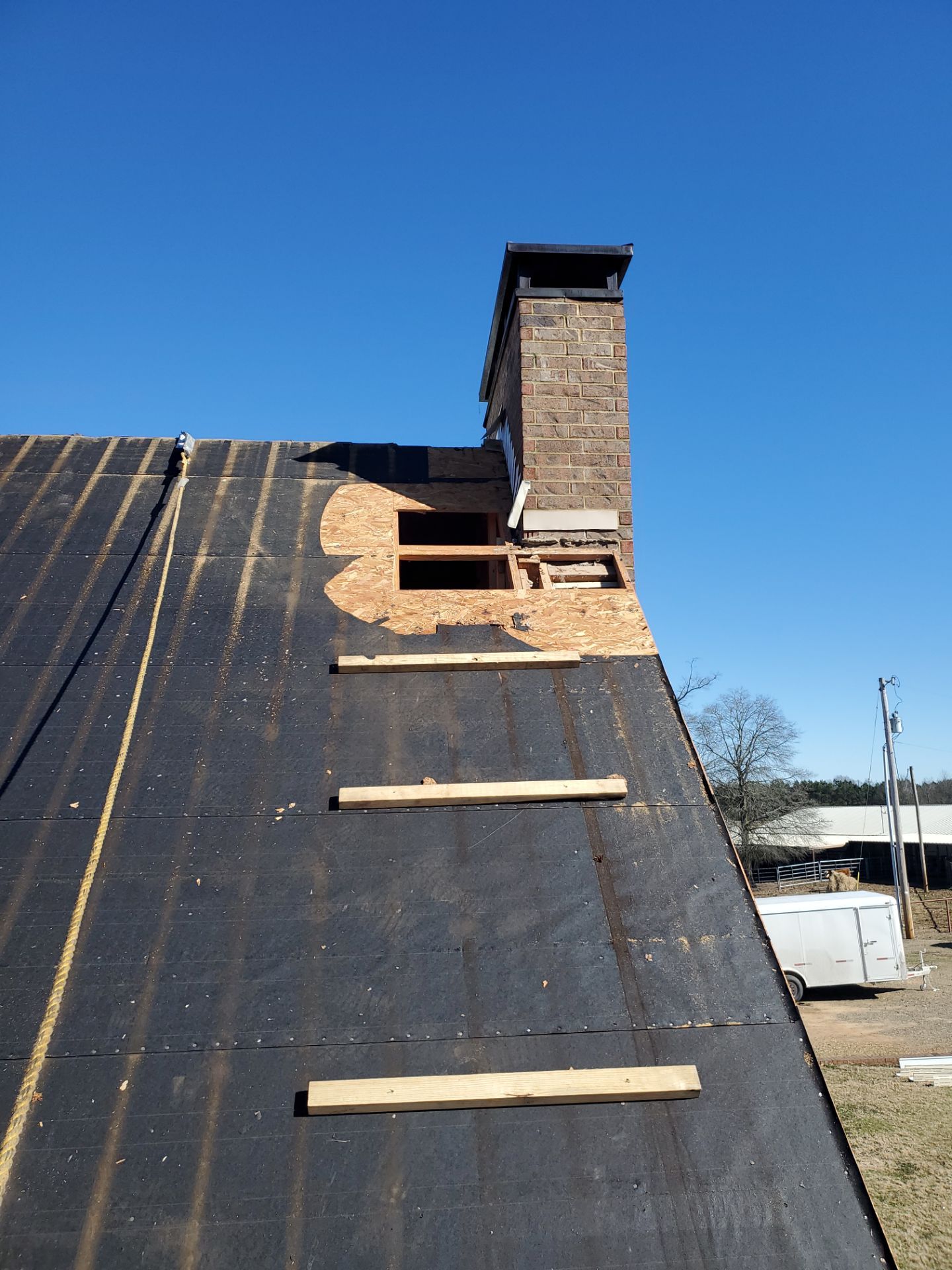Residential Metal Roof Replacement using Reed's Metals: 26 GA. Colored Residential Metal Panels (Ivory) by Hostetler Roofing