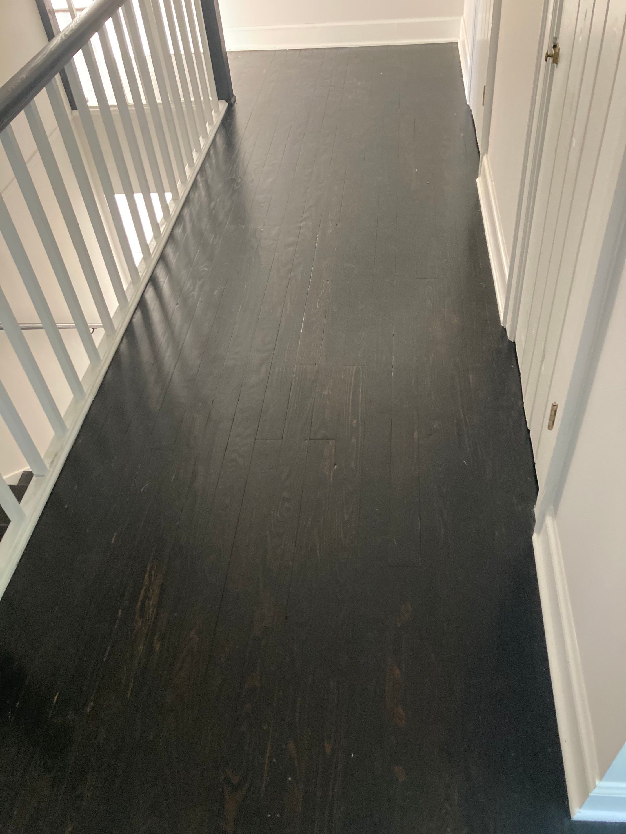 Hardwood floor refinish/restore by Footprints Floors of Nashville
