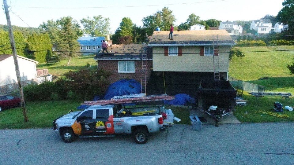 Residential Roofing Installation using GAF HDZ SHINGLES by La Bendicion Contruction Llc