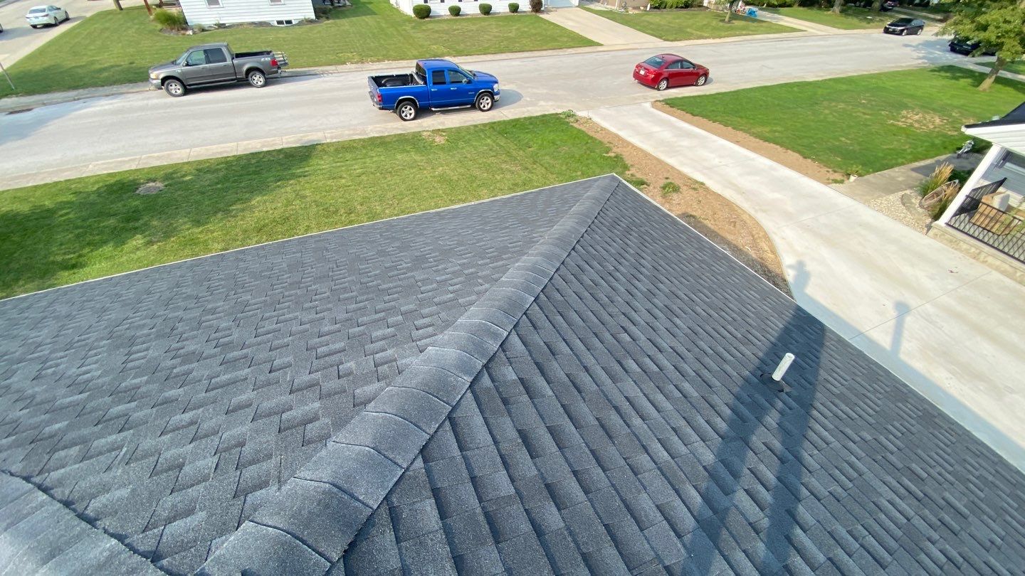 Residential Roofing Installation using GAF Timberline HDZ Charcoal by Nitro Roofing and Construction