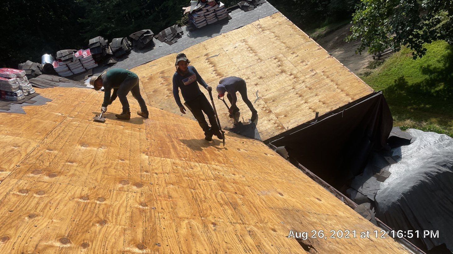 Roof Replacement using GAF Timberline HDZ by American Home Contractors