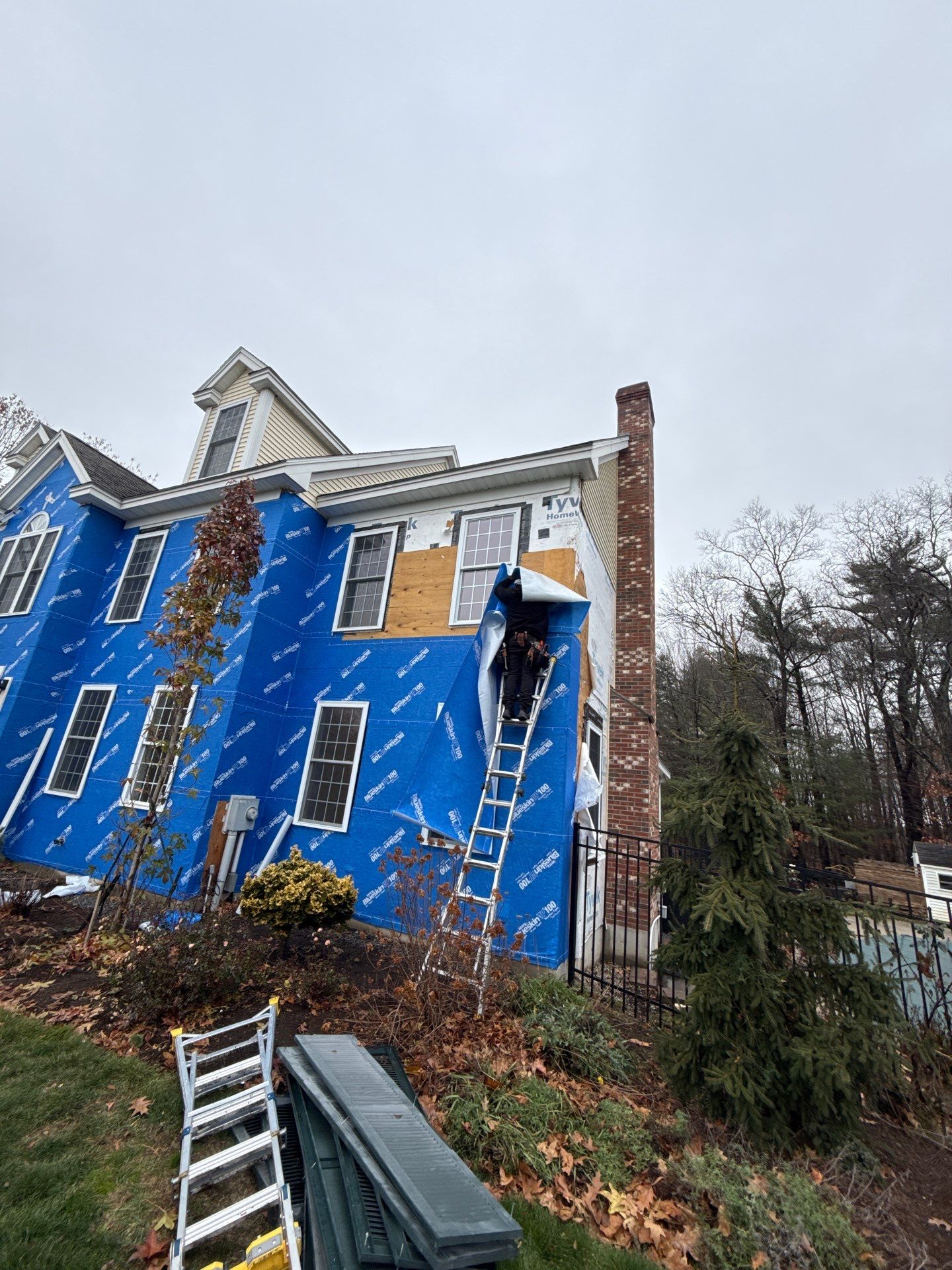 Complete Home Renovation with James Hardie® Clapboard & Shake Siding and Custom PVC Trim by Sensible Home Solutions