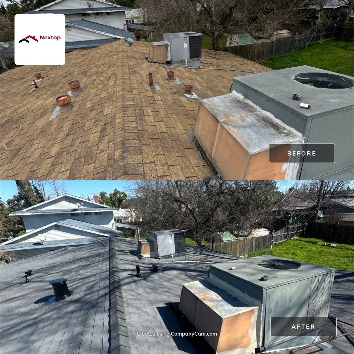 Residential Reroof using Pabco by Nextop Roofing
