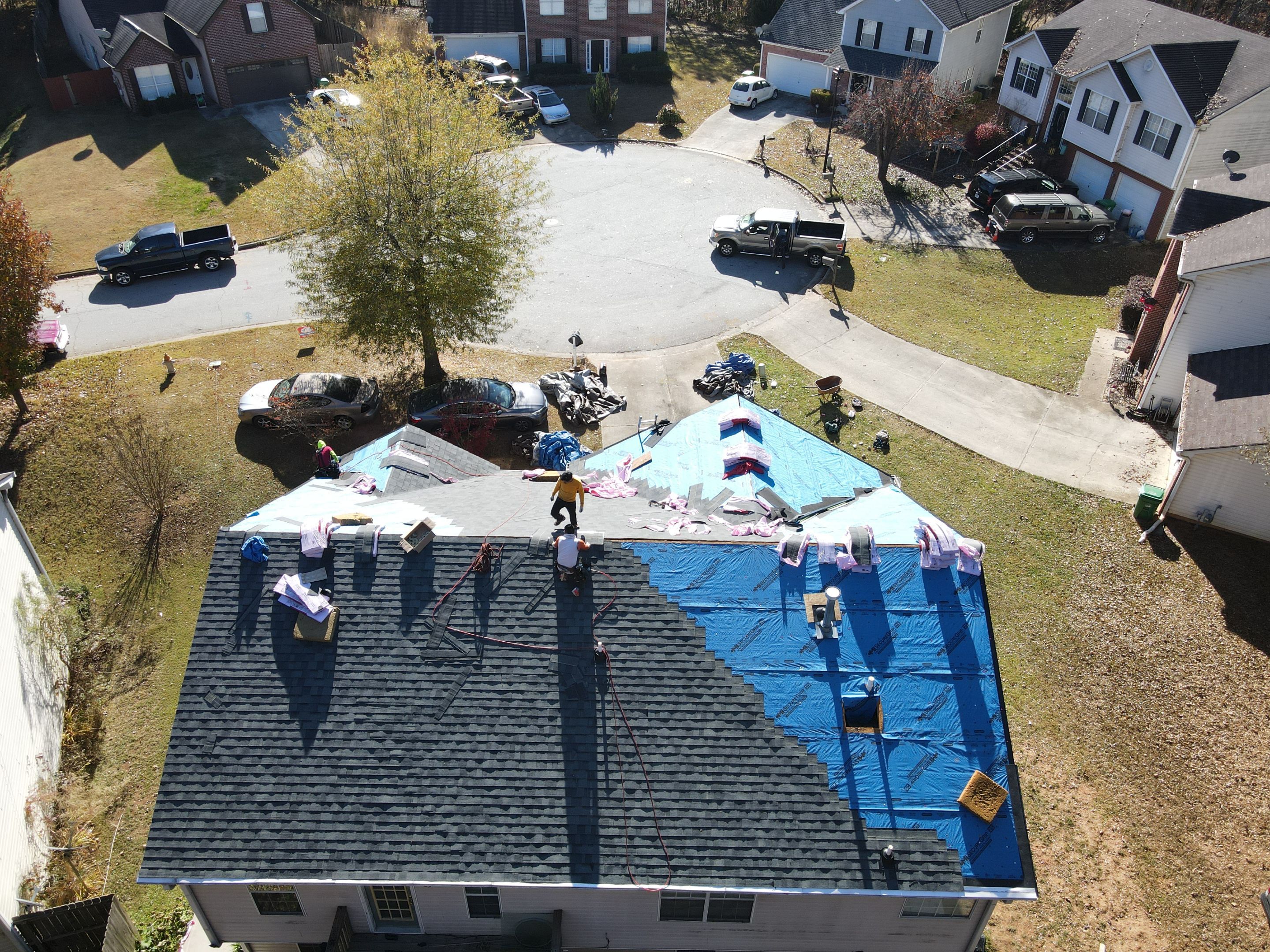 Residential Roofing Installation using Owens Corning by Inspector Roofing and Restoration