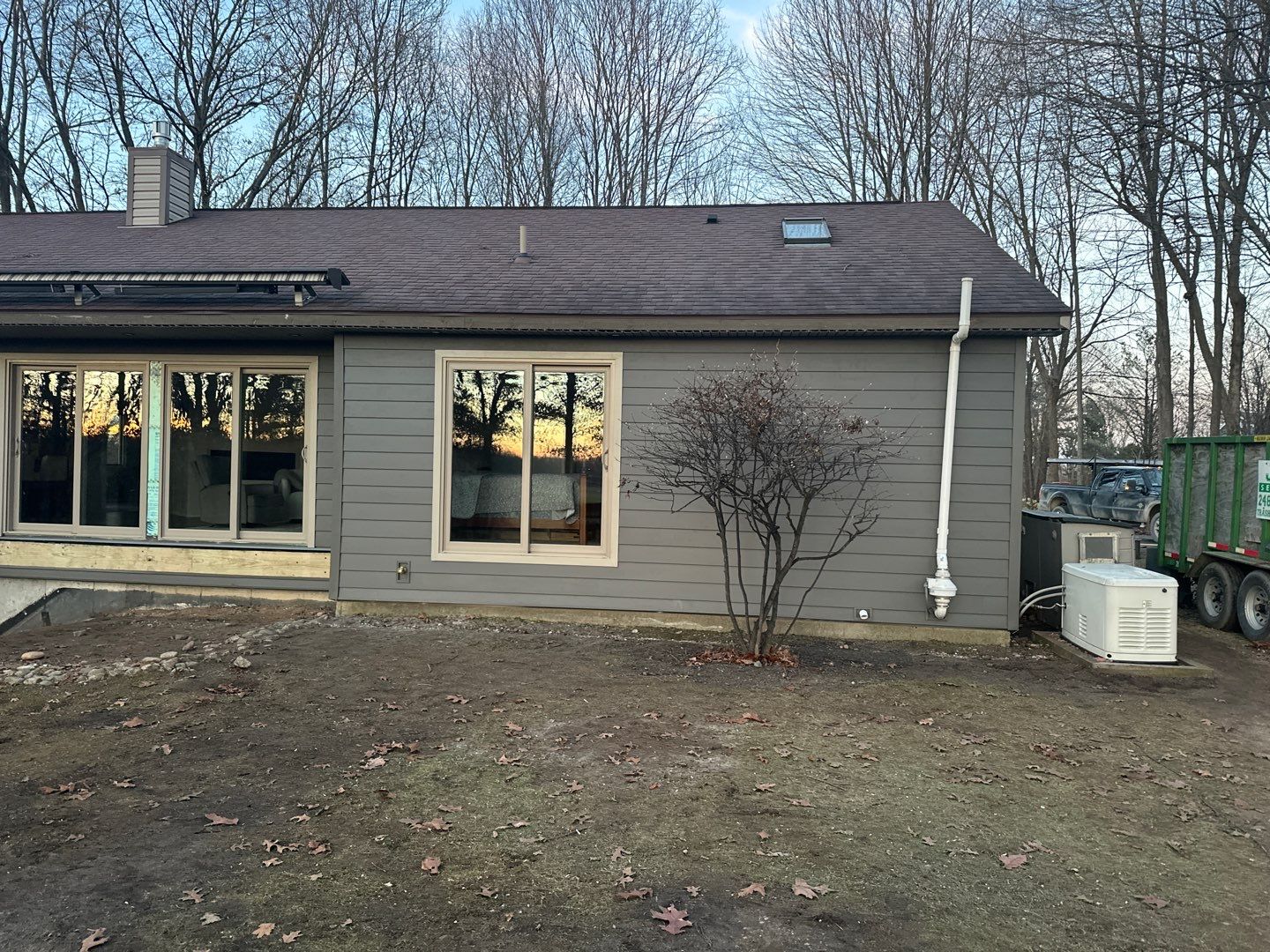 Siding Replacement using Alside S7 Cedar Mill Grain Composite by 180 Contractors