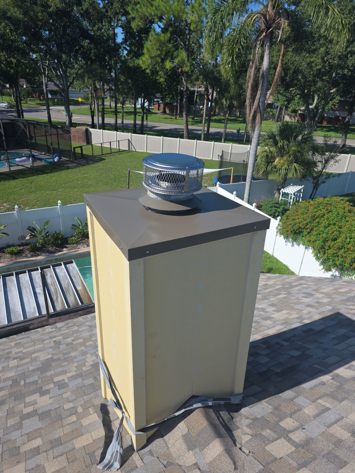 Chimney Chase Pan Replacement by Hygienic Air, Inc