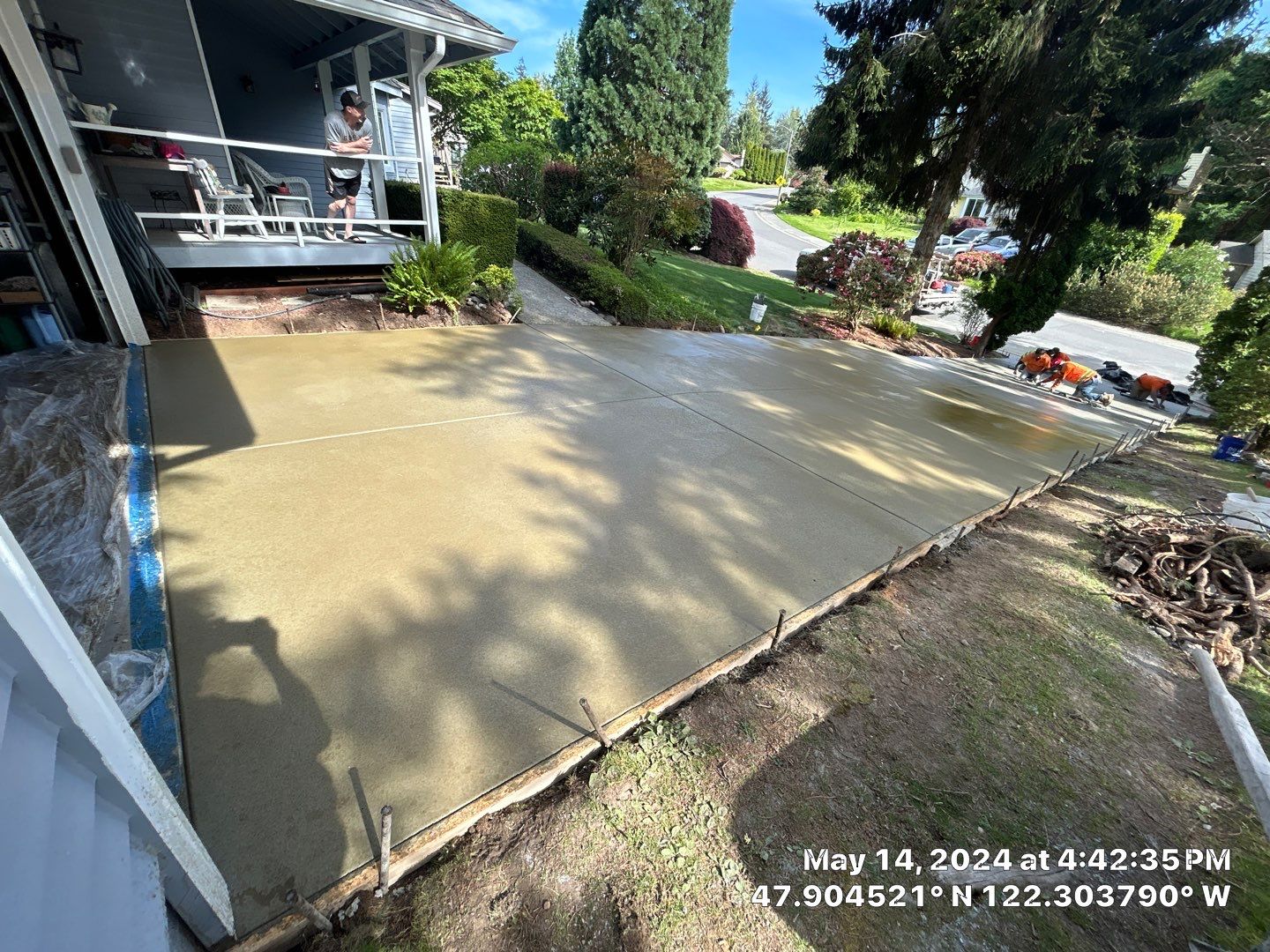 Debbie | Concrete Driveway by Jireh Asphalt & Concrete Inc 