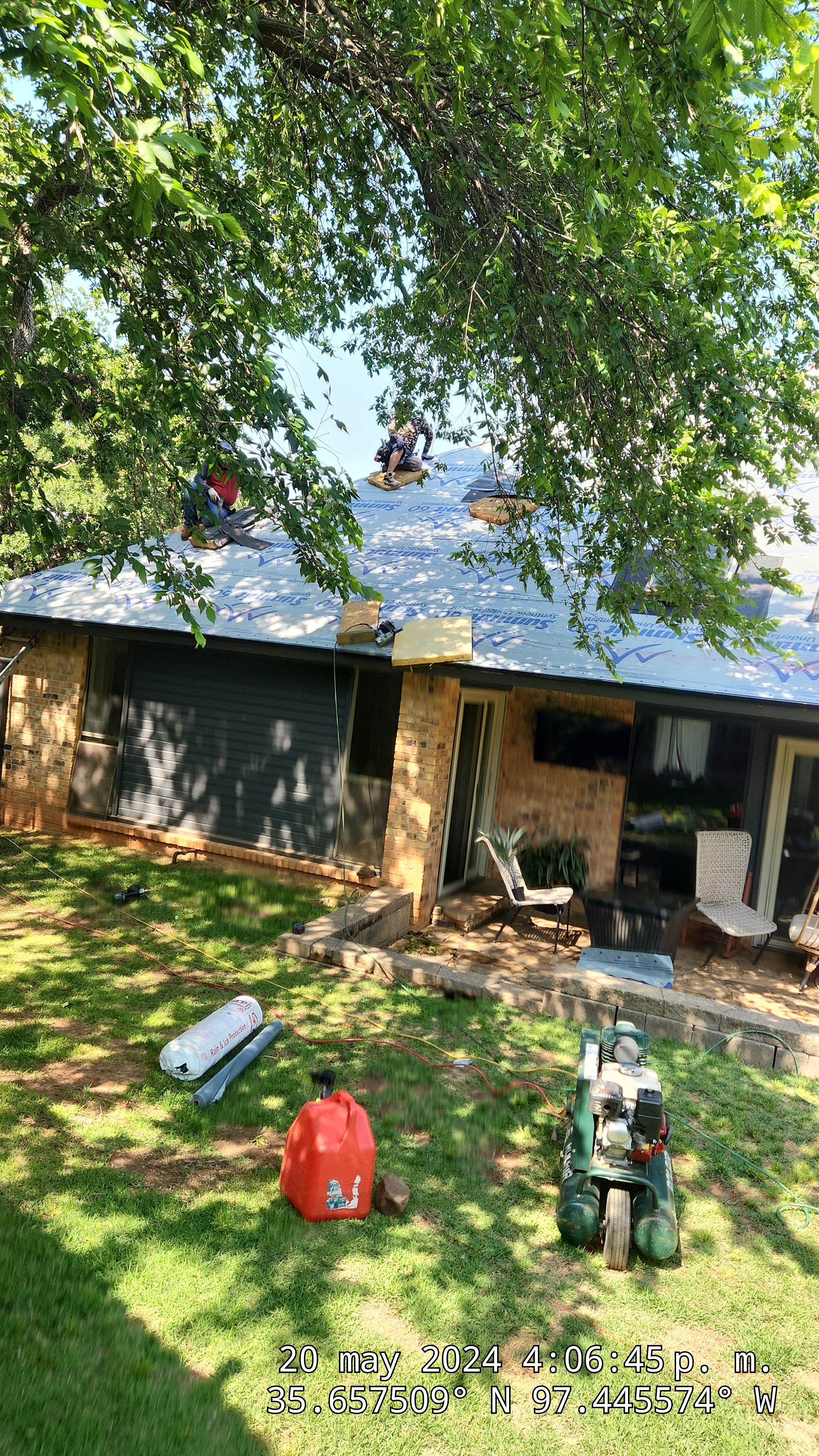Residential Roofing Installation using Atlas by Castillo Roofing