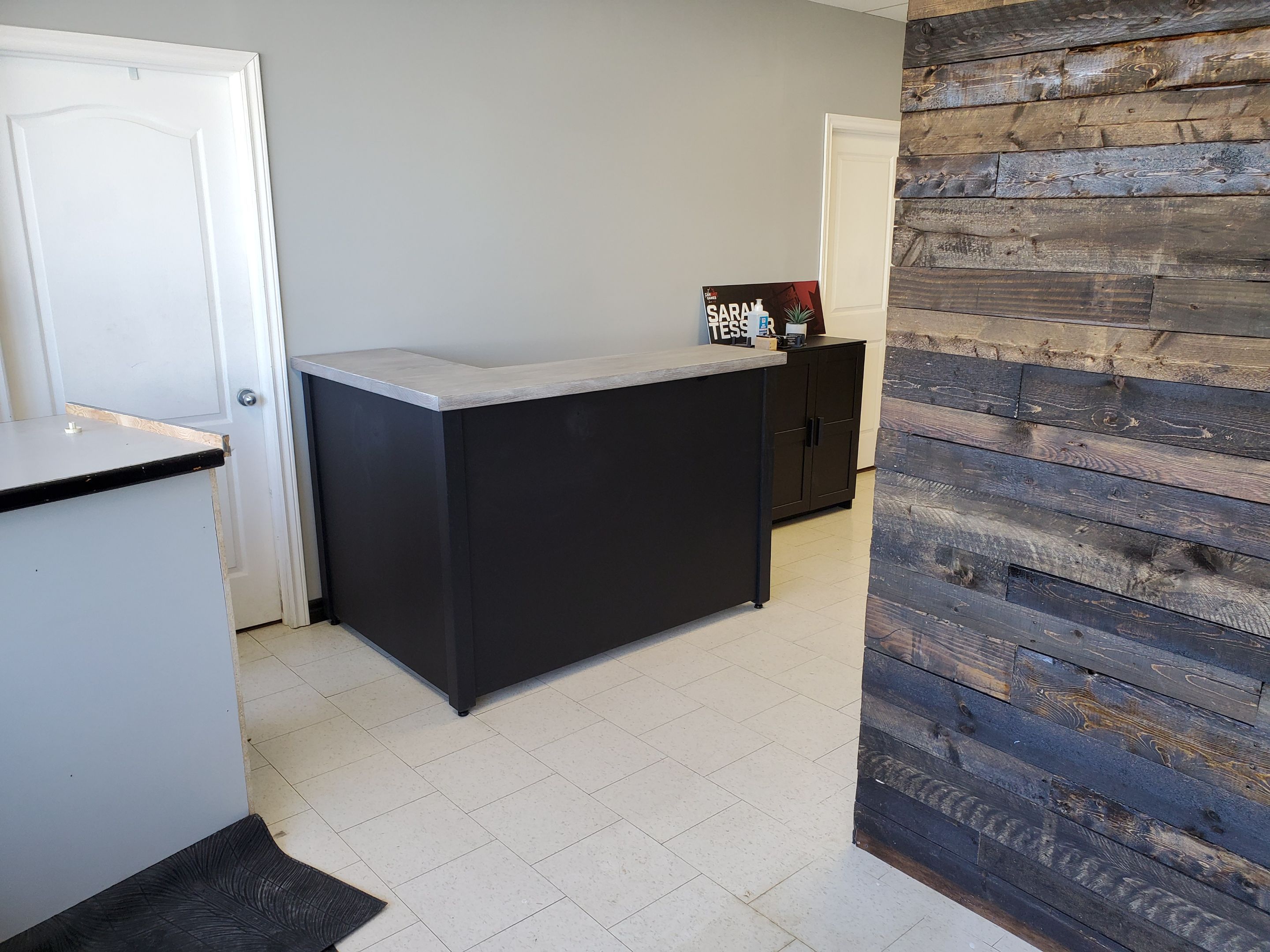 Custom Reception Desk by Impact Construction Sudbury