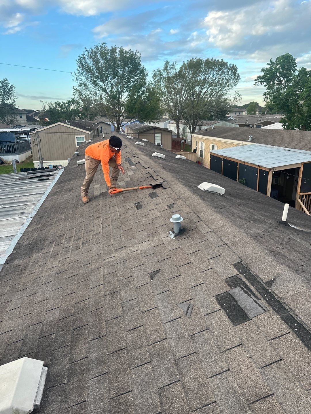 Residential Roofing Repair using Owen's Corning Duration (Lifetime) Shingles by Roof Repair Company