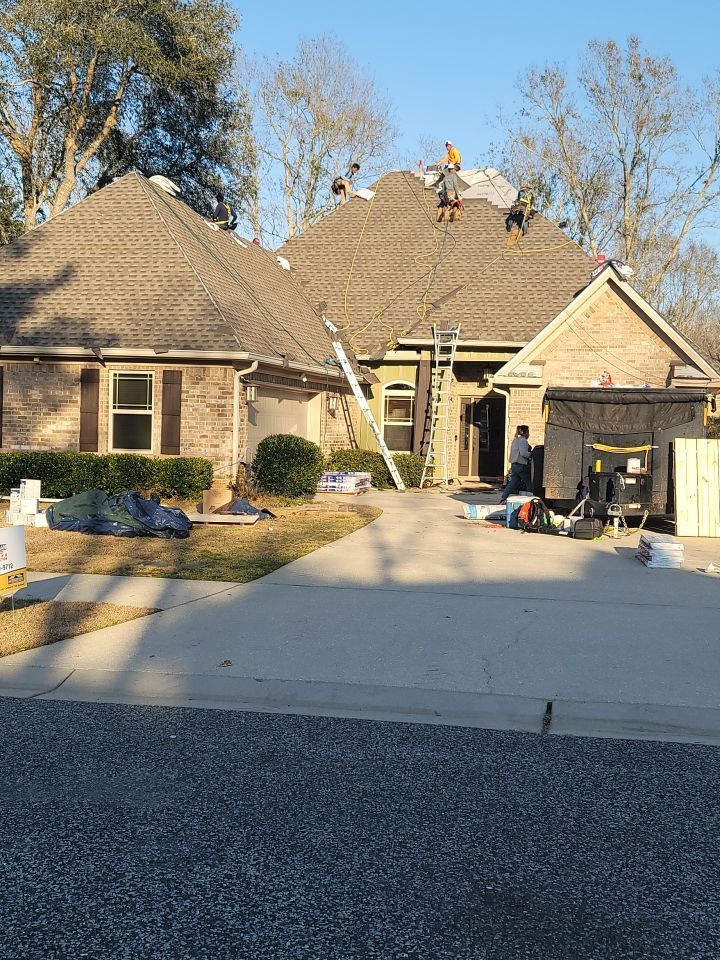 Residential Roofing Installation using Roof Replacement by American Roofing & Construction LLC