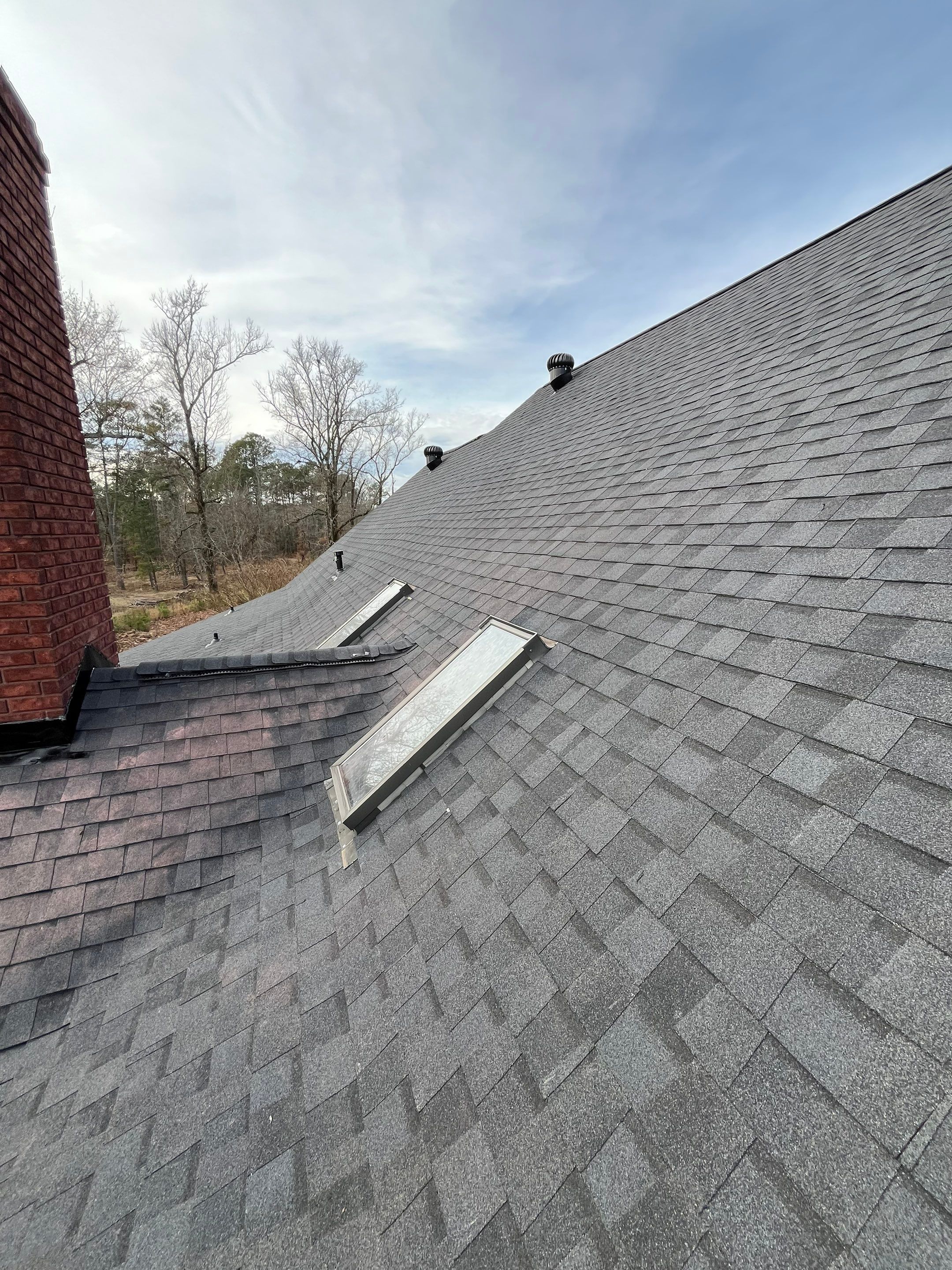Residential Roofing Repair using CertainTeed XT25: Moire Black by Hostetler Roofing