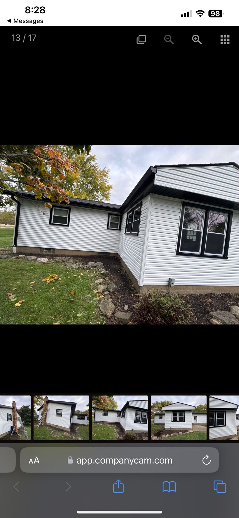 Night & Day: The Ultimate Black & White Exterior Makeover! by Cornerstone Roofing And Siding