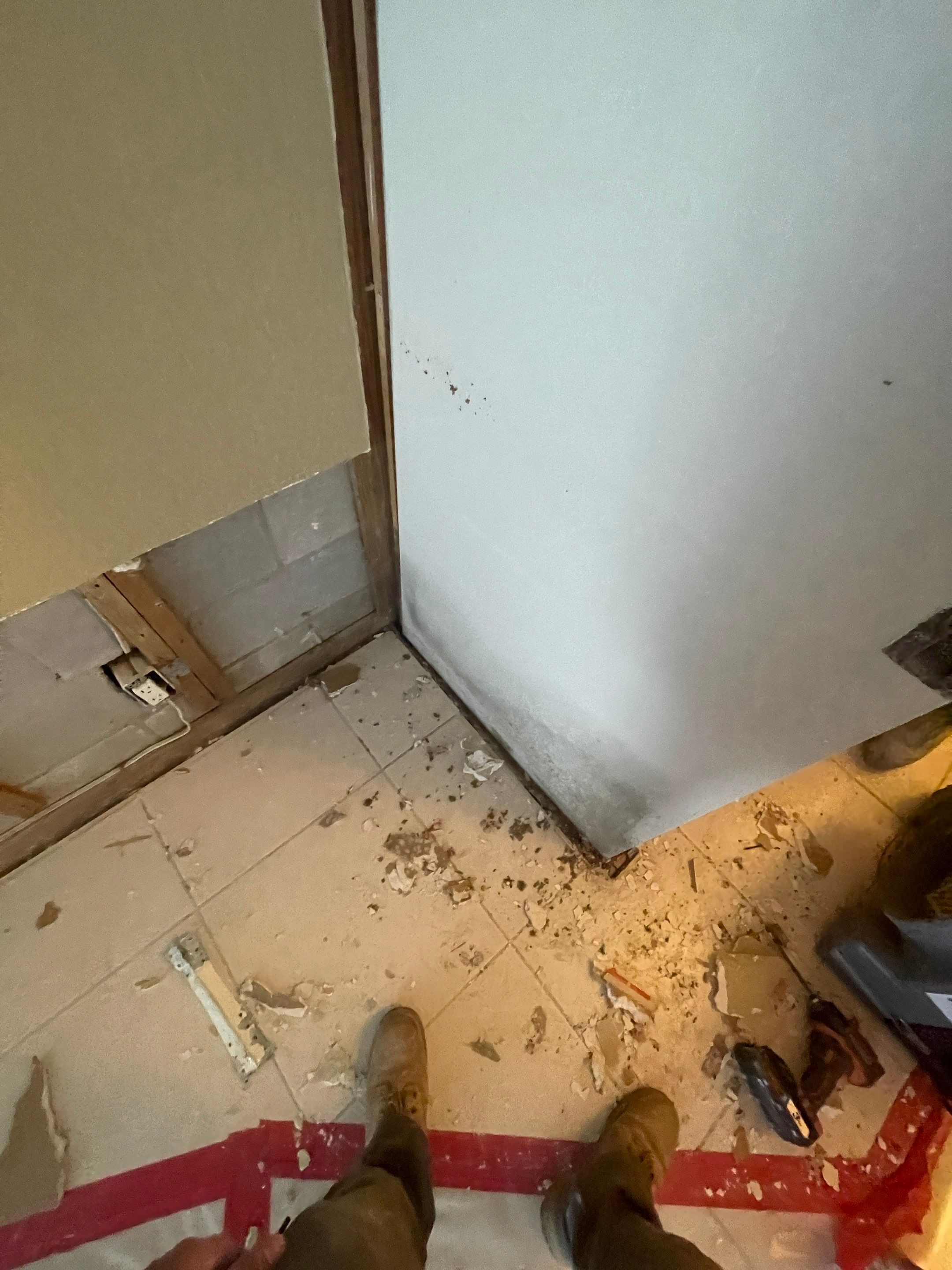 Mold remediation and rebuild of kitchen and living areas by Bay Coast Restoration 