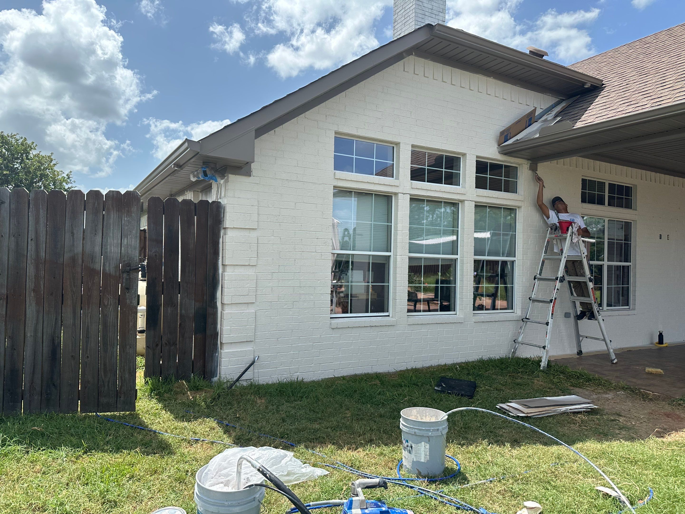 Exterior Transformation in Troup Texas by Quality Coats Painting