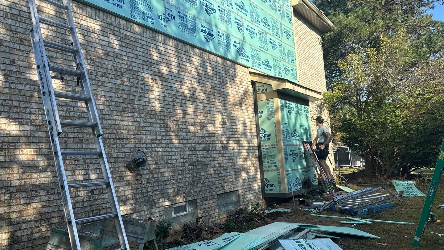 Siding Replacement using Alside S7 Cedar Mill Grain Cast Iron by 180 Contractors