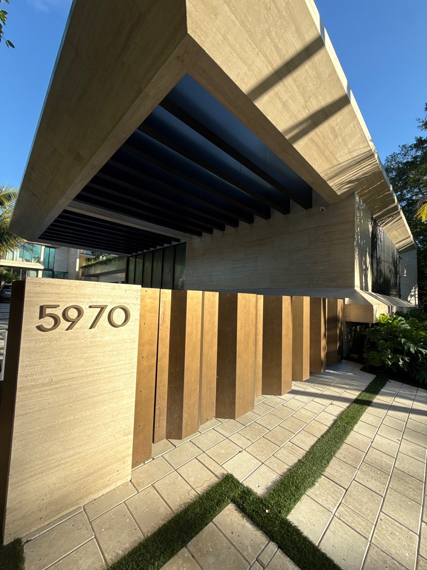 Custom Home in Miami Beach by Toledo Iron Works