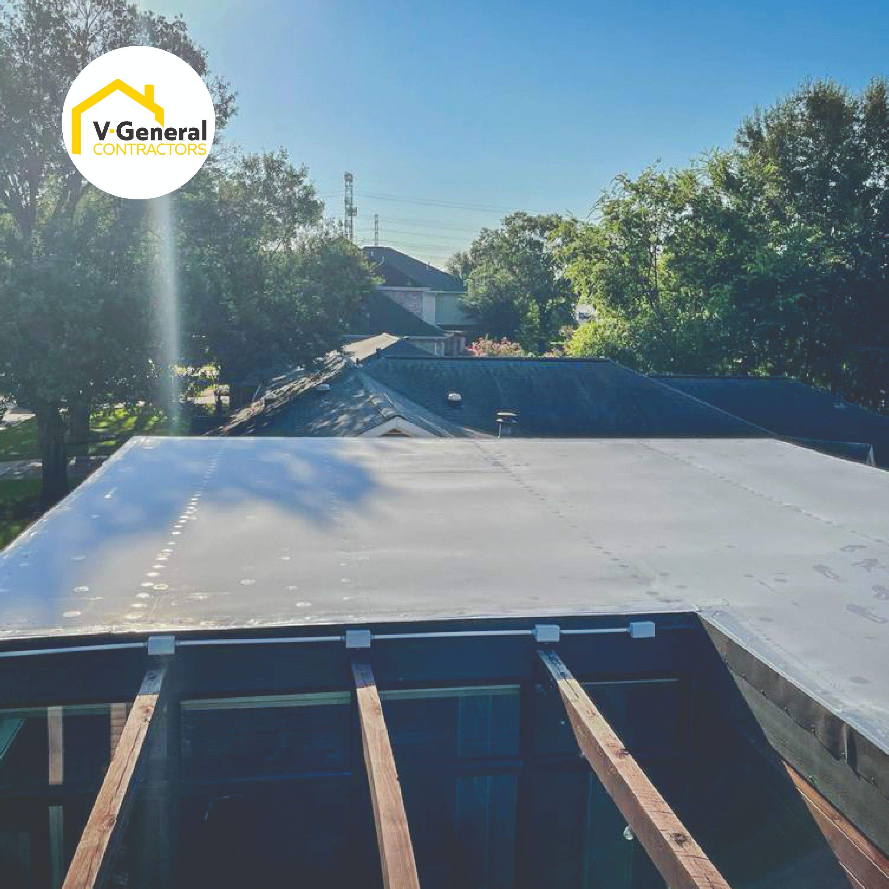 Flat Roof Using Asphalt Coat by AquaShield Restoration USA