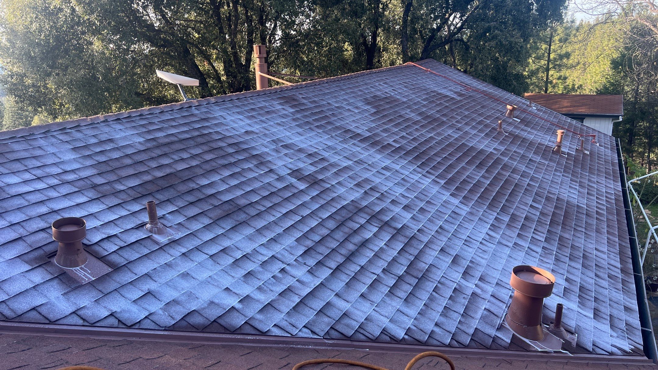 Before and After Photos using Roof Maxx Treatment by Roof Maxx of Folsom