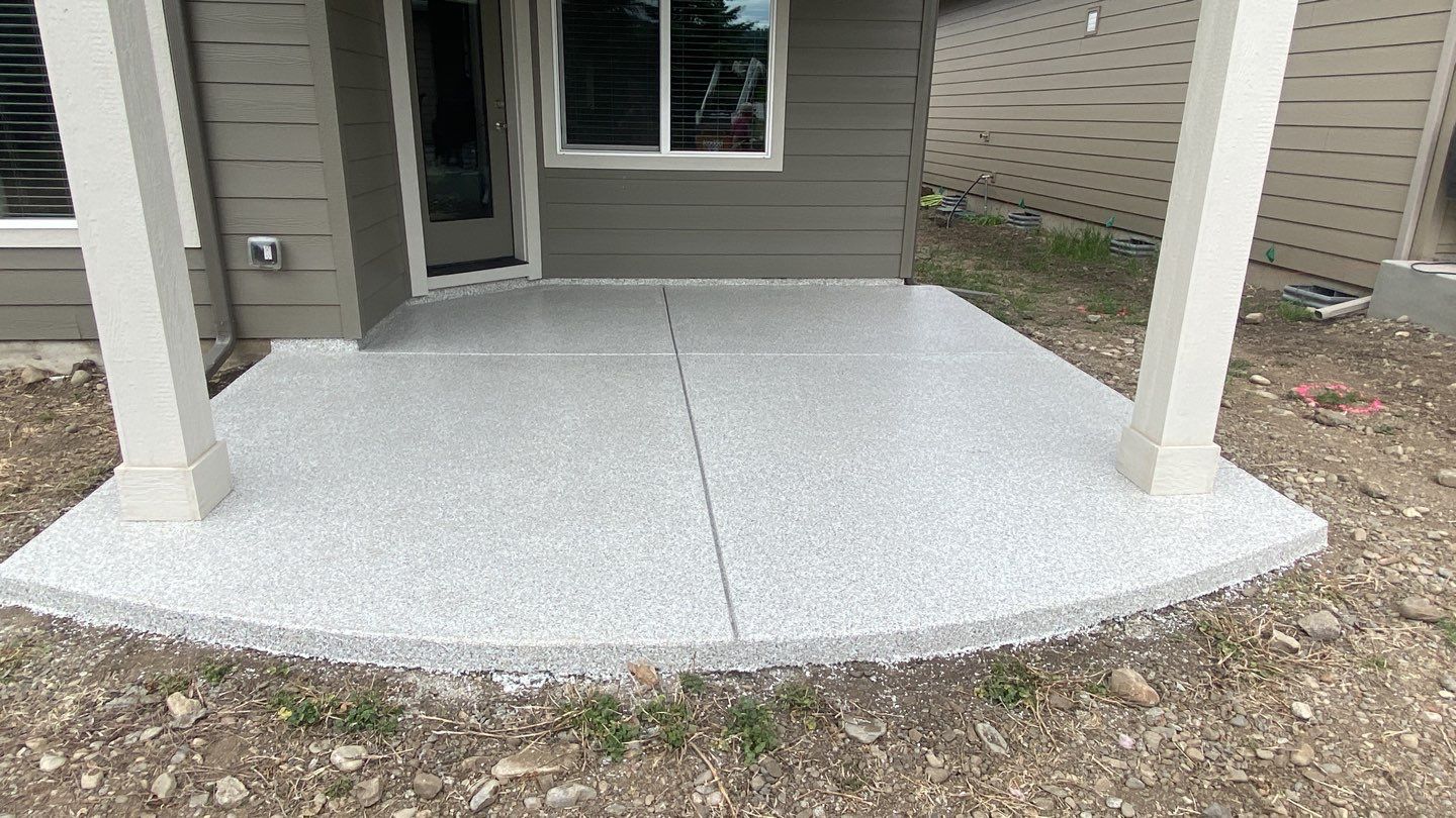 Patio and Walkway using Mt Everest by Croc Coatings, LLC