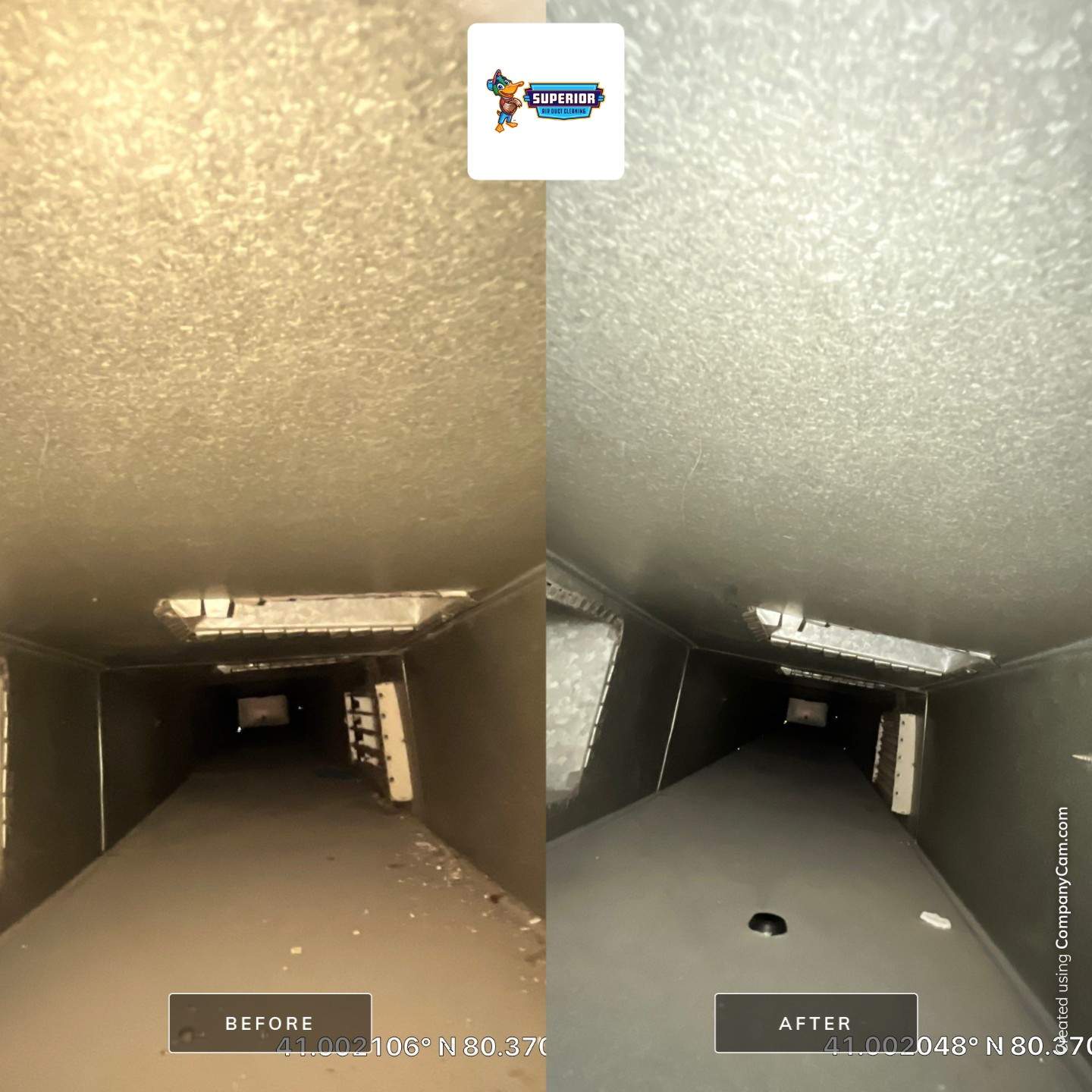 Air Duct Cleaning With a Vacuum Truck in New Castle, PA by Superior Air Duct Cleaning