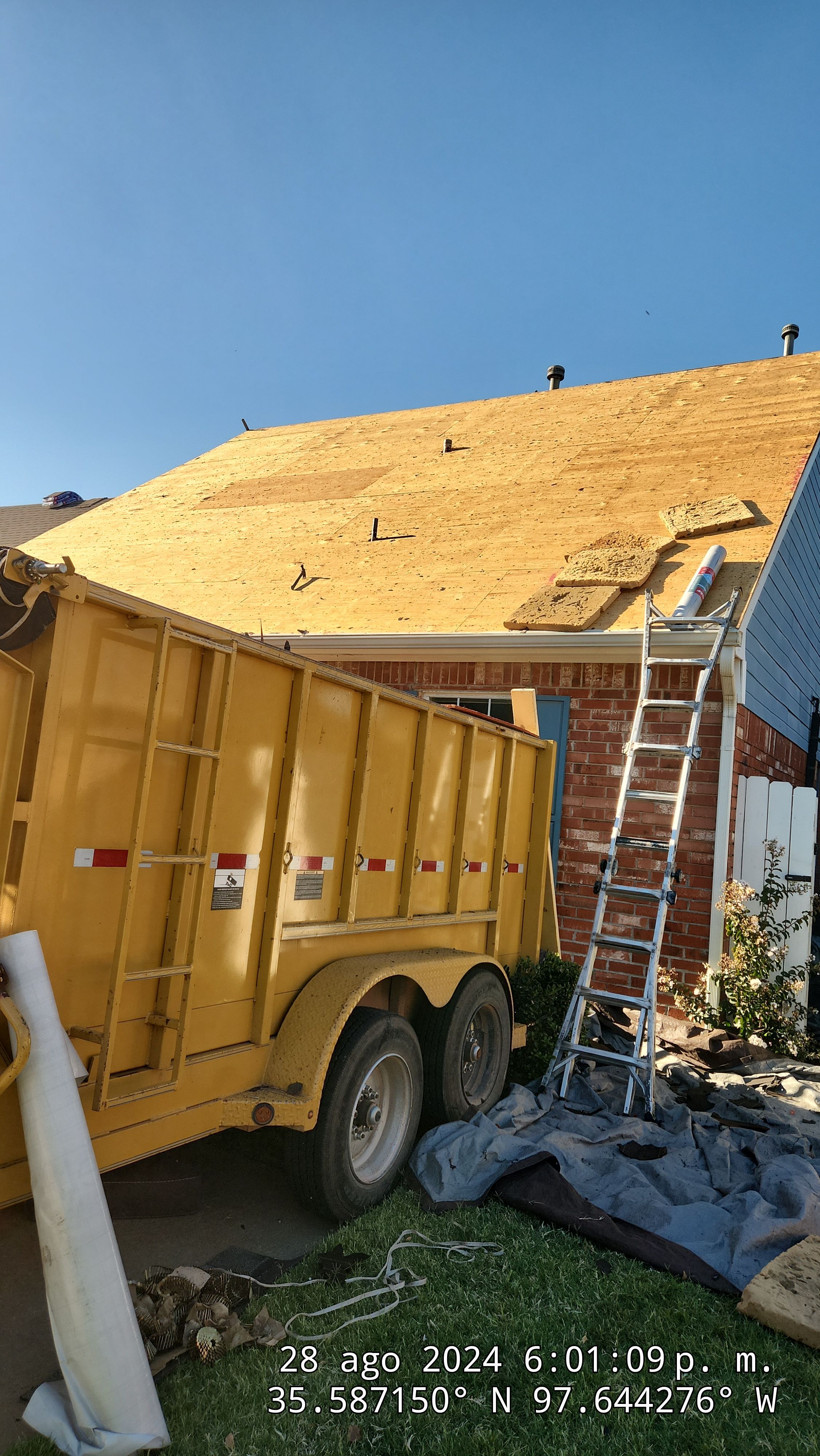 Residential Roofing Installation using GAF by Castillo Roofing
