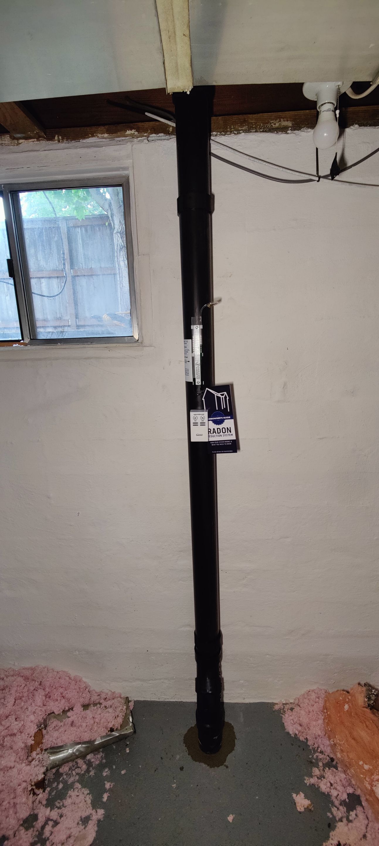 Subslab Radon System by JustRadon.Com