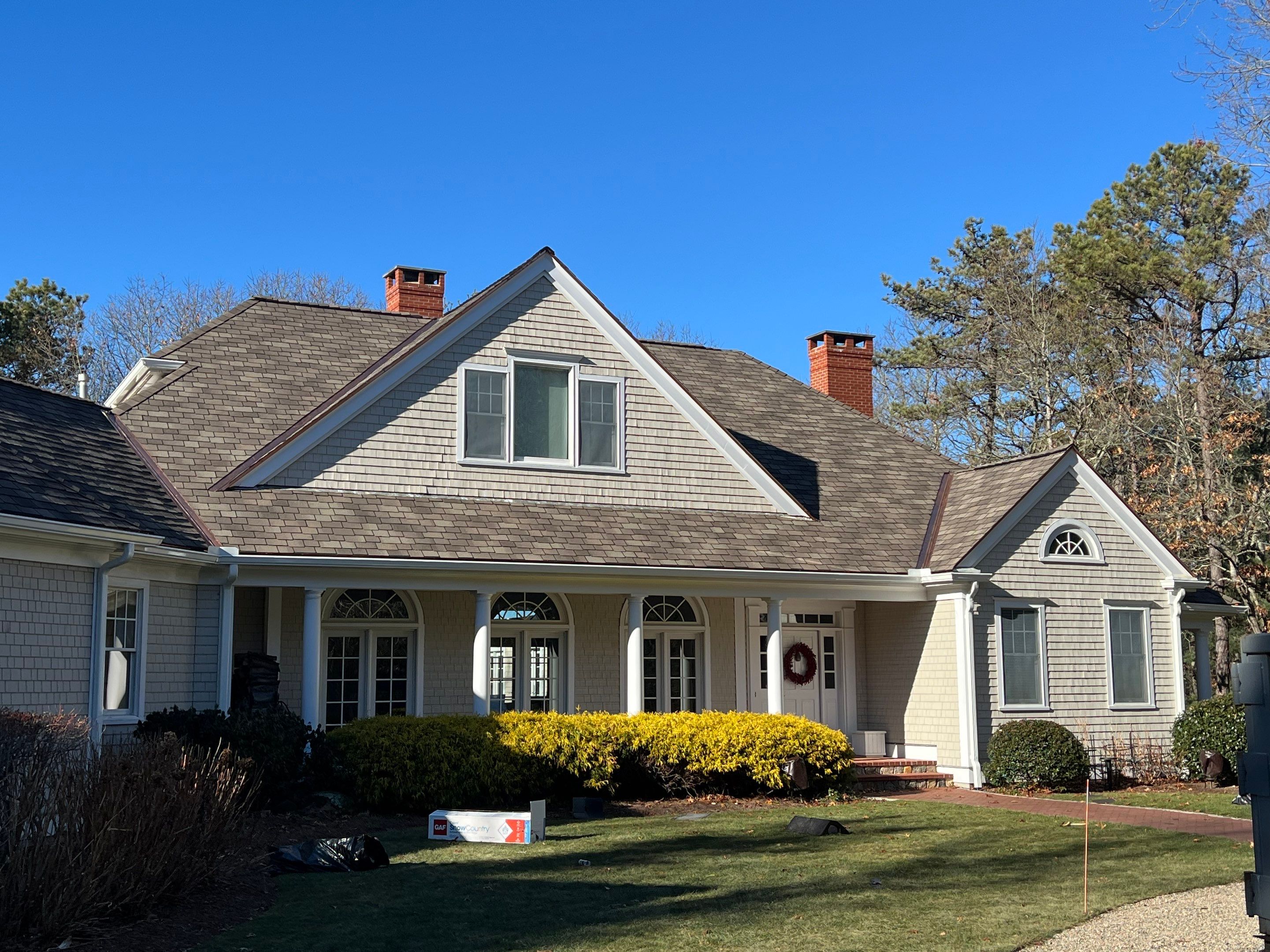Premium Cedar Shake Roof Replacement Project in Barnstable by Mighty Dog Roofing of Greater Middlesex County