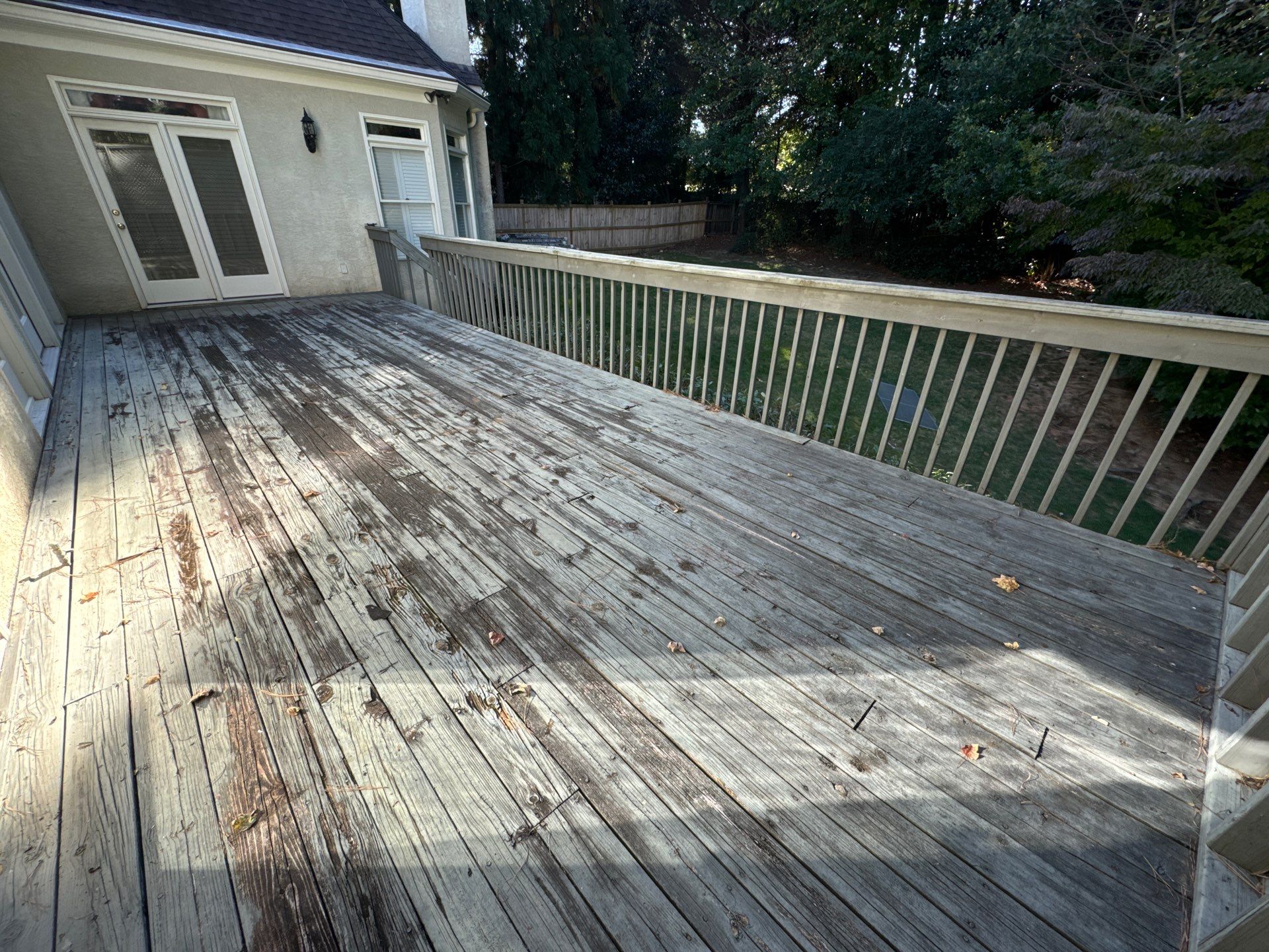 Composite Deck Renovation and Privacy Screen Installation in Marietta by Swift Home Renovations